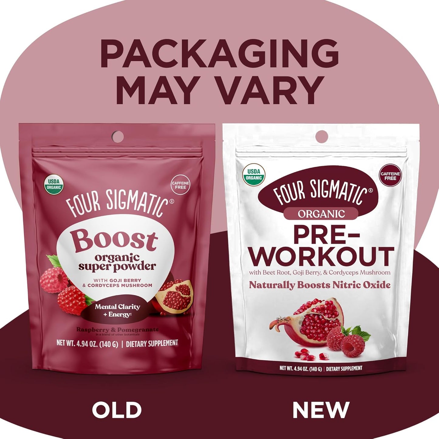 Organic Pre Workout Powder with Superfood Adaptogens & Antioxidants - Beetroot, Cordyceps, Garcinia Cambogia & Goji Berry - 4.94 oz. - BoostGo Australia