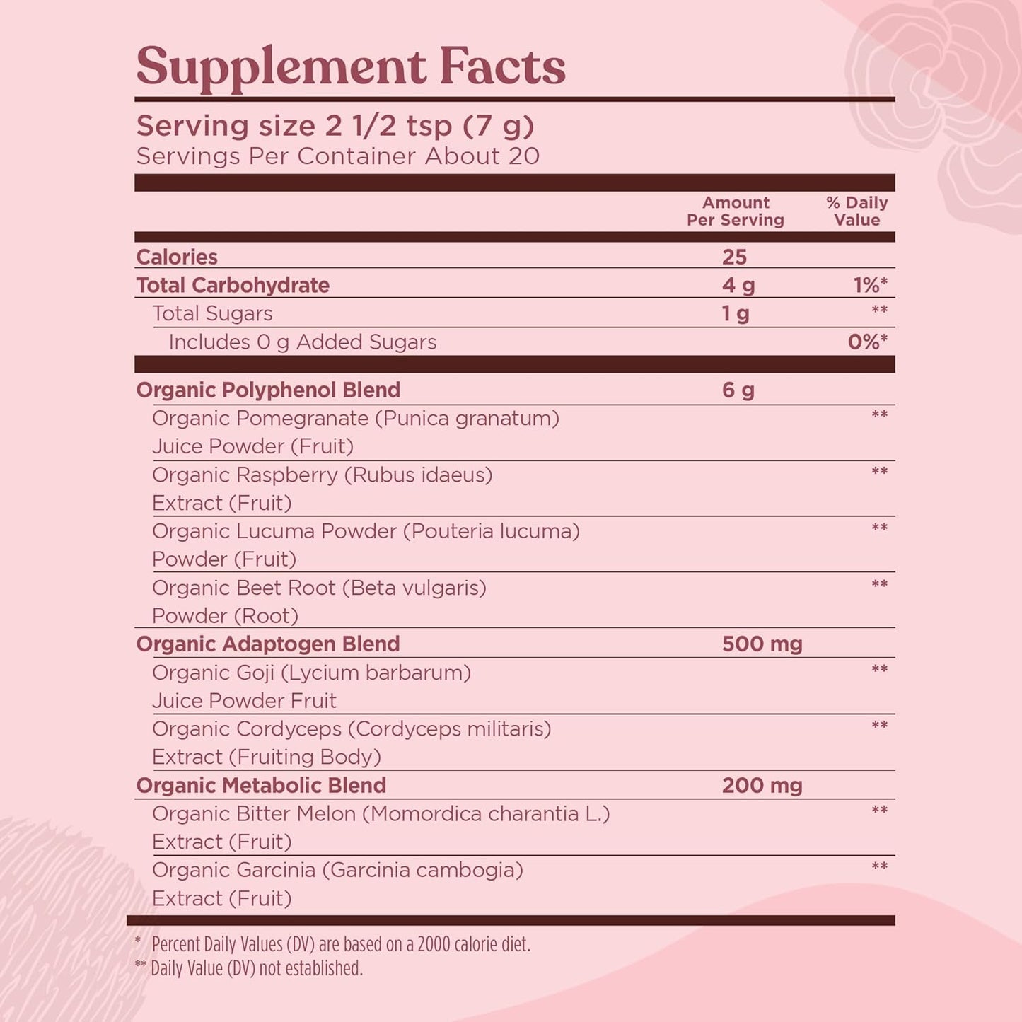 Organic Pre Workout Powder with Superfood Adaptogens & Antioxidants - Beetroot, Cordyceps, Garcinia Cambogia & Goji Berry - 4.94 oz. - BoostGo Australia