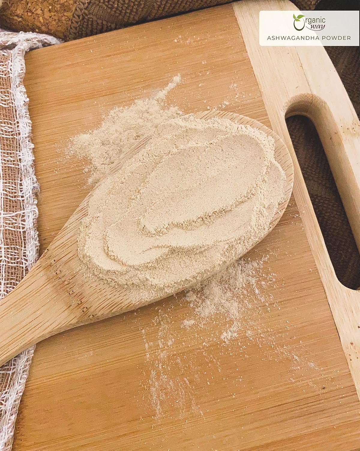 Organic Premium Ashwagandha Root Powder - USDA Certified, Vegan, Non GMO, Gluten Free - 1Lb (16oz) - From India