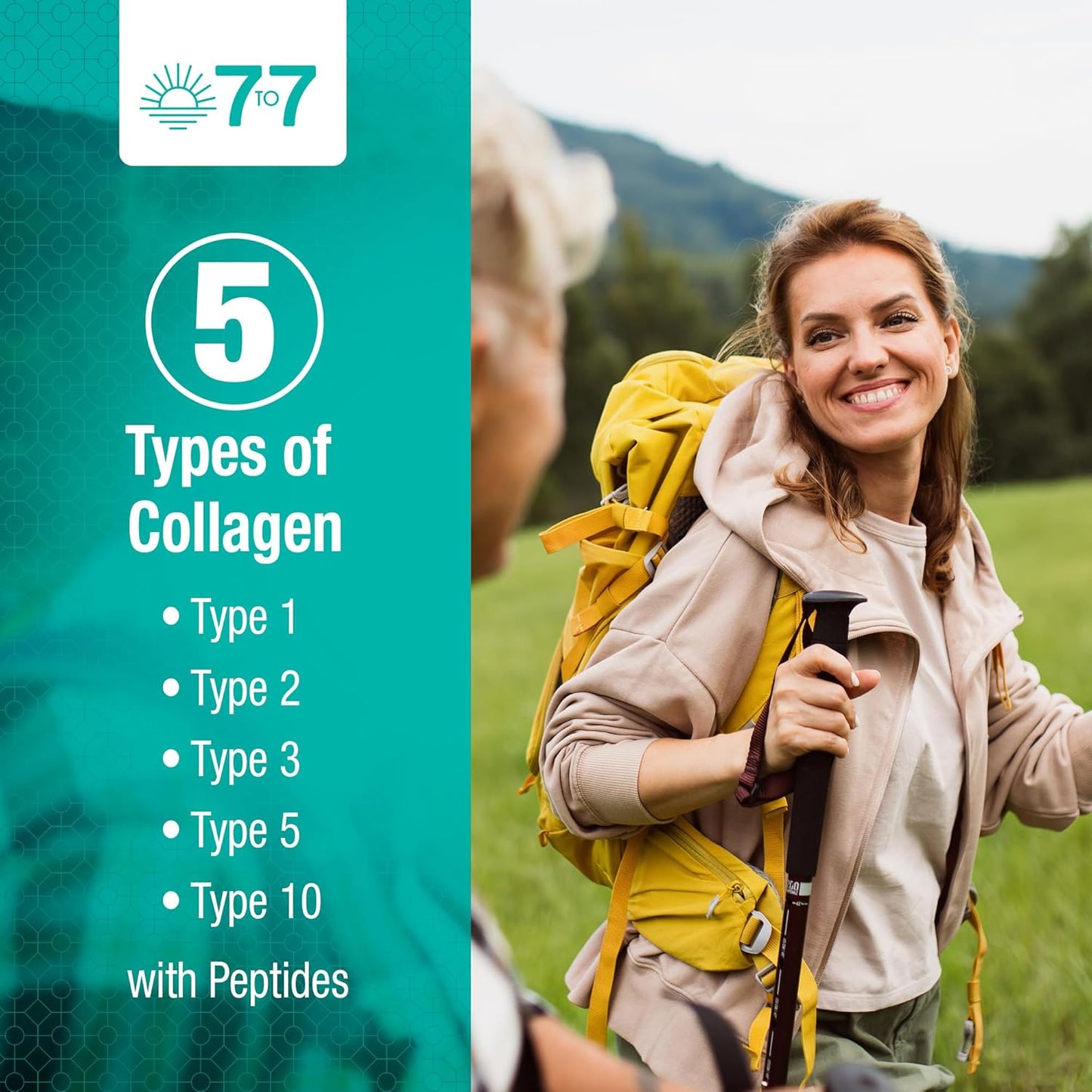 Organic Premium Collagen Peptide Powder with Hyaluronic Acid and Antioxidants for Radiant Skin, Hair, and Nails - Grass-Fed and Gluten-Free Formula