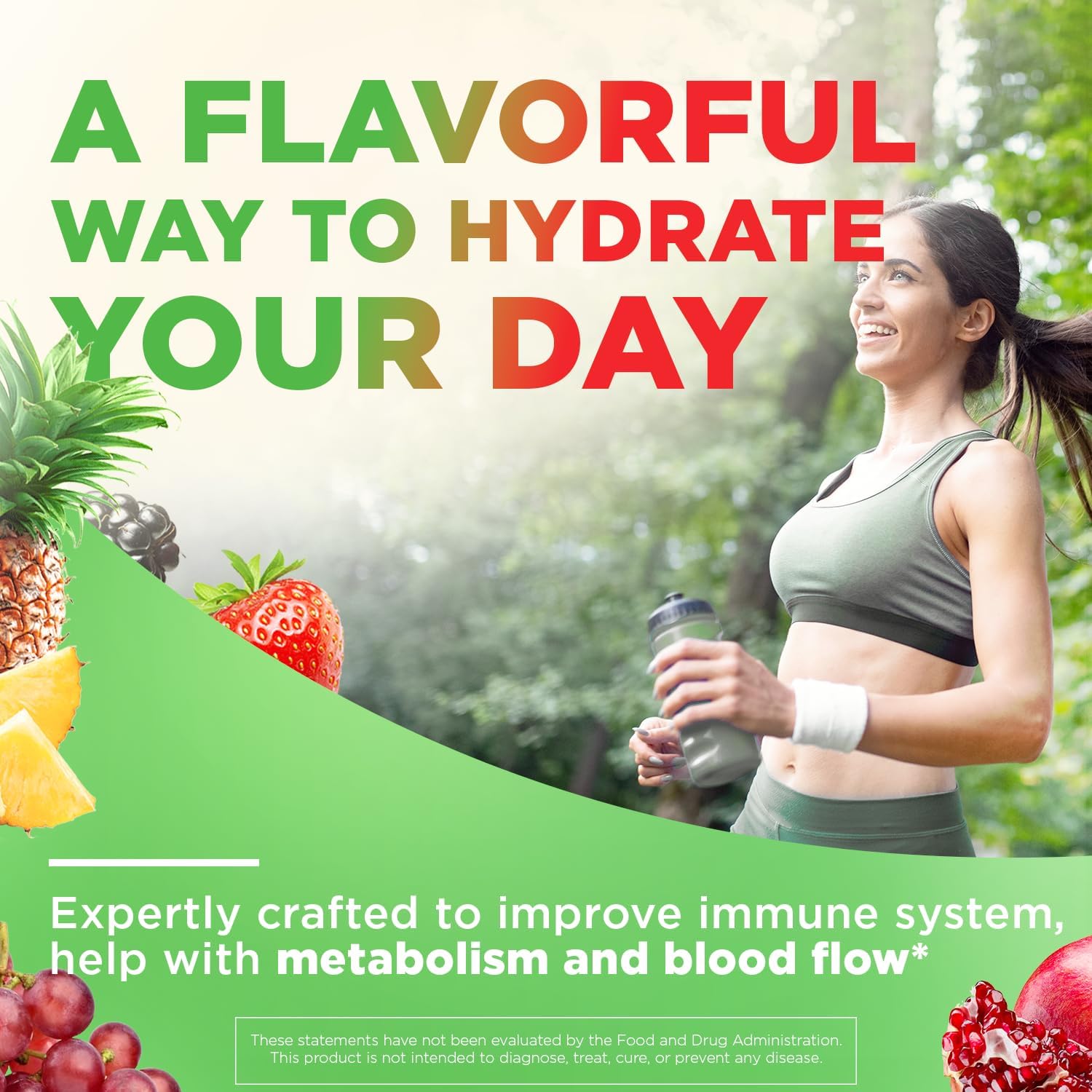 Organic Probiotic Powder with Fruits and Greens: 30 Servings, Vegan, 10 Billion CFUs, Spirulina, Kale, Spinach, Chlorella, Elderberry - Digestive Enzymes