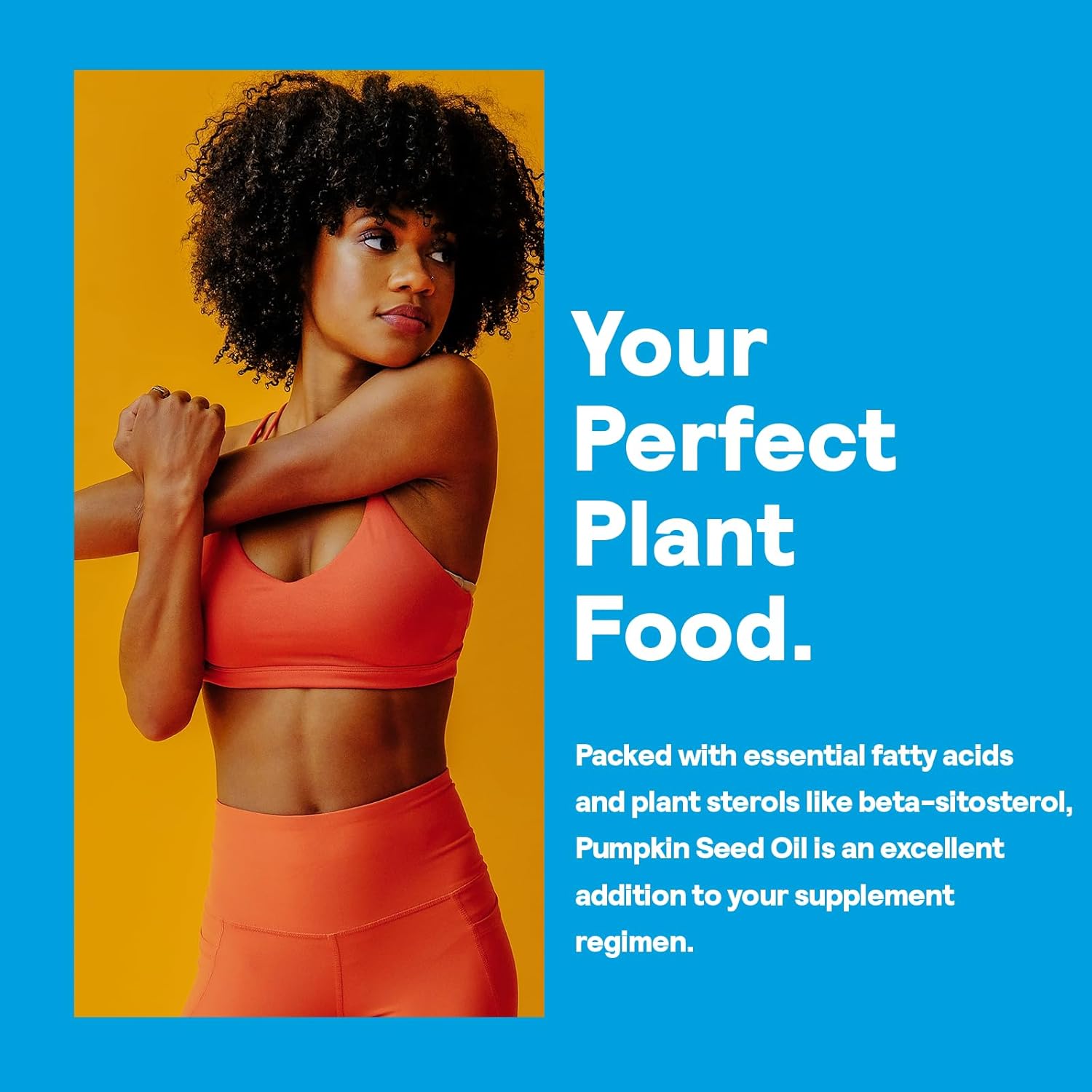 Organic Pumpkin Seed Oil Supplement - Rich in Omega 3, 6 Essential Fatty Acids and Antioxidants - Cold Pressed, Vegan Softgels - 90 Servings, 60-Day Guarantee