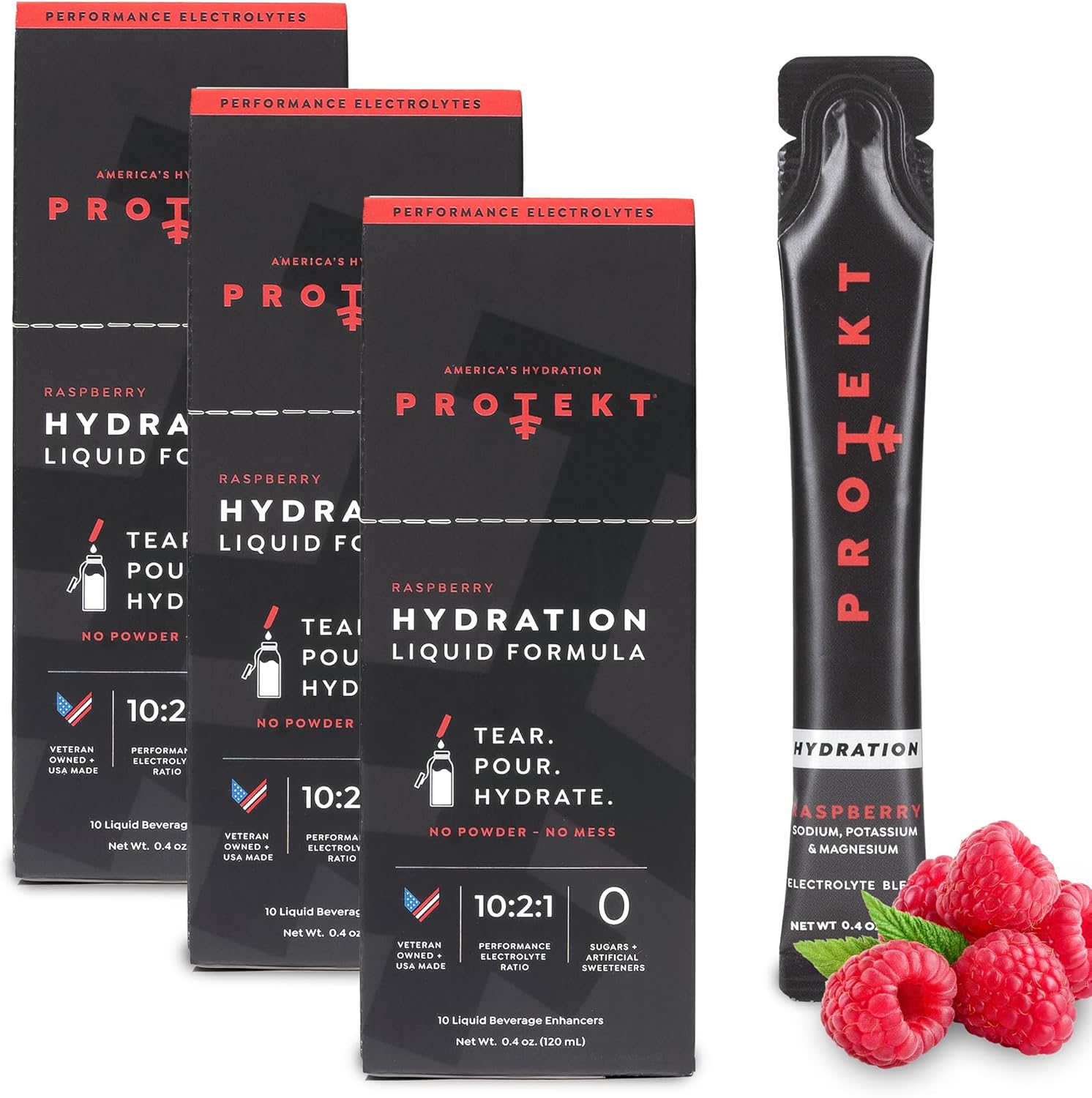 Organic Raspberry Electrolyte Packets for Fast Hydration & Recovery | Sugar-Free Liquid Drink | Convenient On-The-Go Hydration | 30 Pack - BoostGo Australia