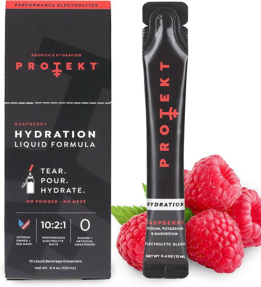 Organic Raspberry Electrolyte Packets for Faster Hydration & Recovery | Sugar-Free Liquid Drink | On-The-Go Hydration Solution | 10 Pack - BoostGo Australia