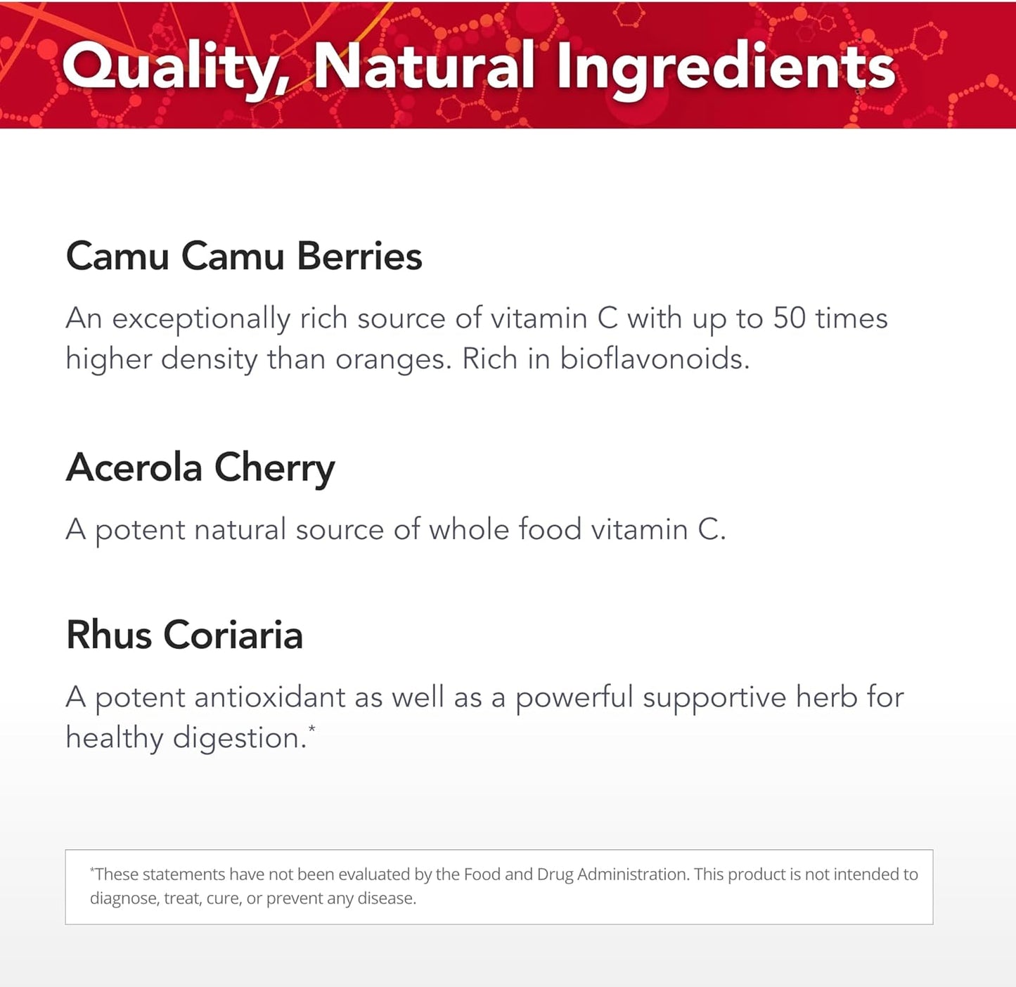 Organic Raw Food Vitamin C Capsules with Flavonoids - Physician's Strength - 90 Capsules - Kosher - 30 Servings