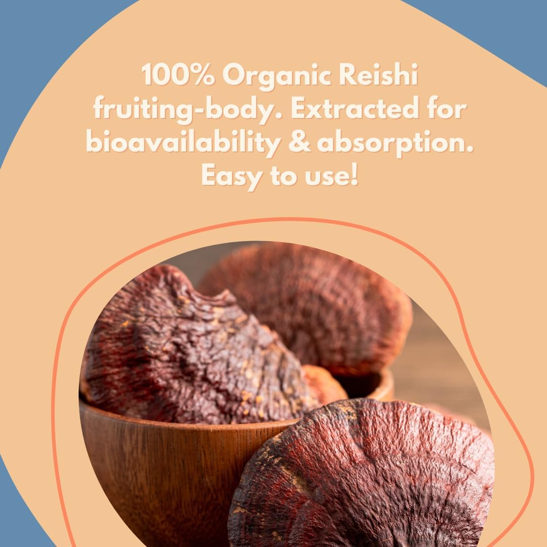 Organic Reishi Mushroom Hot Cacao Mix - Superfood Adaptogenic Unsweetened Powder with Fair Trade Cacao and Cinnamon - 50 Servings by Malama