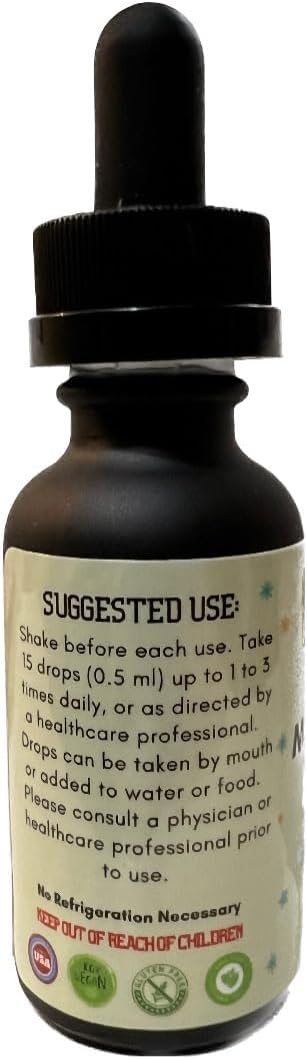Organic Reishi Mushroom Tincture Drops for Stress Relief - Alcohol-Free Liquid Elixir for Relaxation - Vegan and Non-GMO - Promotes Natural Calmness from South Bay Extracts