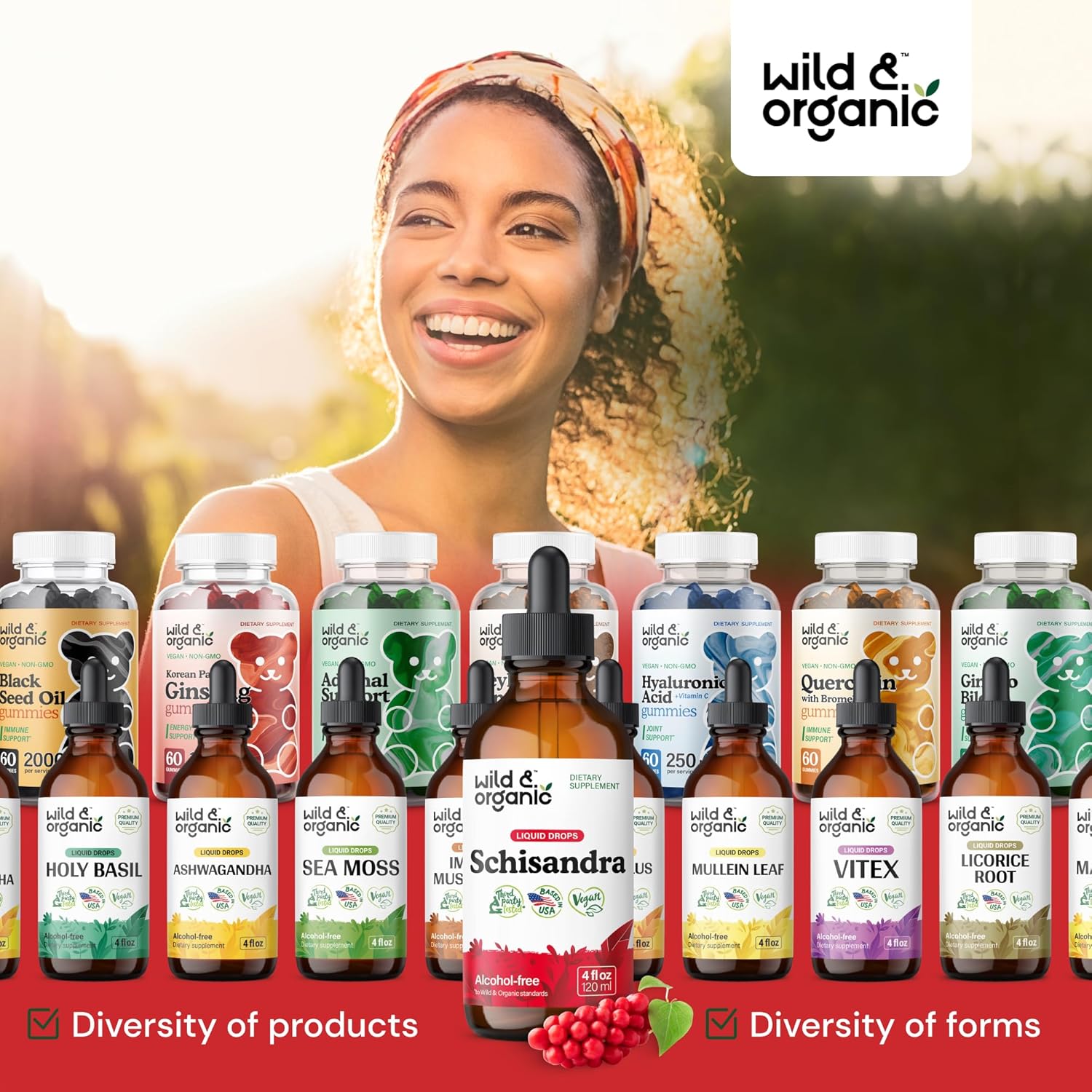 Organic Schisandra Tincture 500mg - Natural Relaxation Supplement - Liquid Chinensis Berry Extract - Vegan, Sugar & Alcohol-Free - 4 fl oz