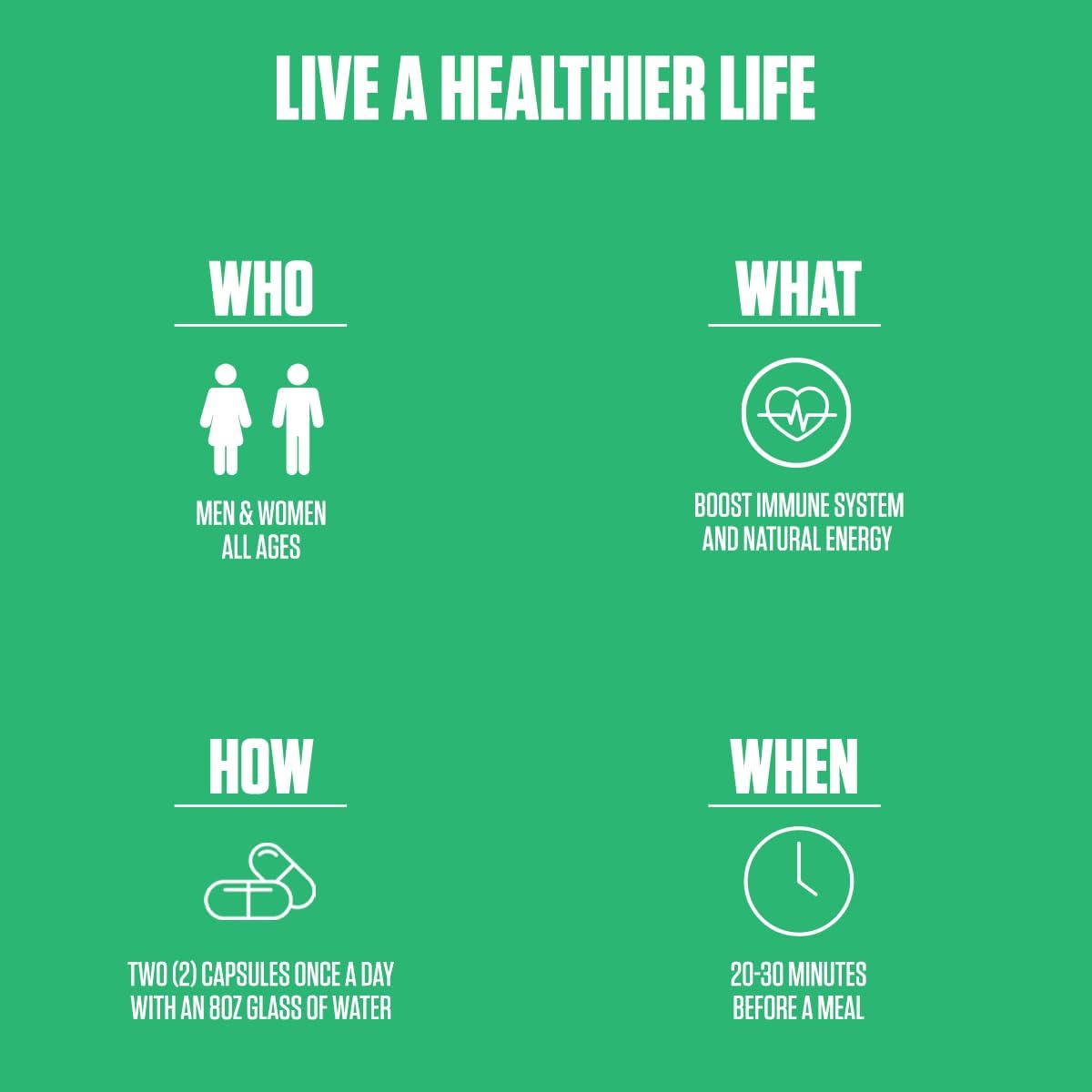 Organic Sea Moss Supplement with Bladderwrack, Burdock & BioPerine | Boost Energy and Immune Health with All-Natural Irish Sea Moss Capsules | Vegan-Friendly - 60 Count