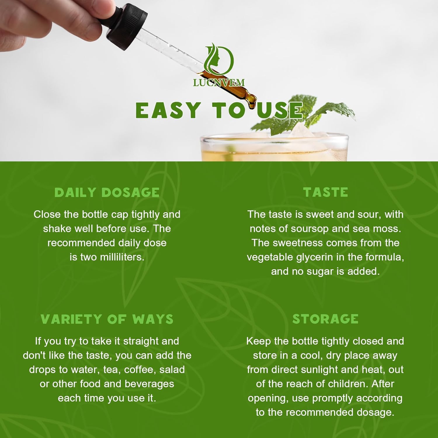 Organic Soursop Graviola & Sea Moss Liquid Drops (2 Pack) - Antioxidant & Immune Support with Multivitamins, Pineapple Flavor