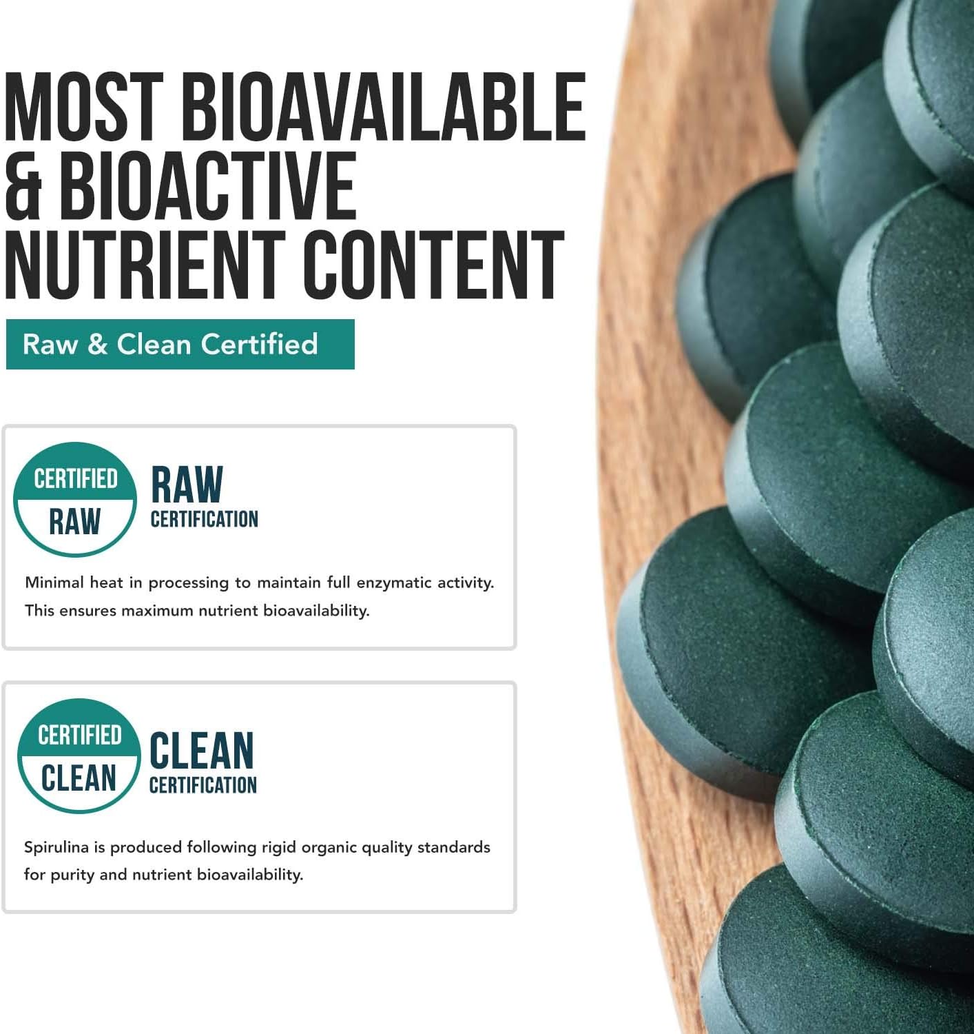 Organic Spirulina & Barley Grass Juice Powder Bundle - 8 oz. & 5.3 oz. - Triquetra Health