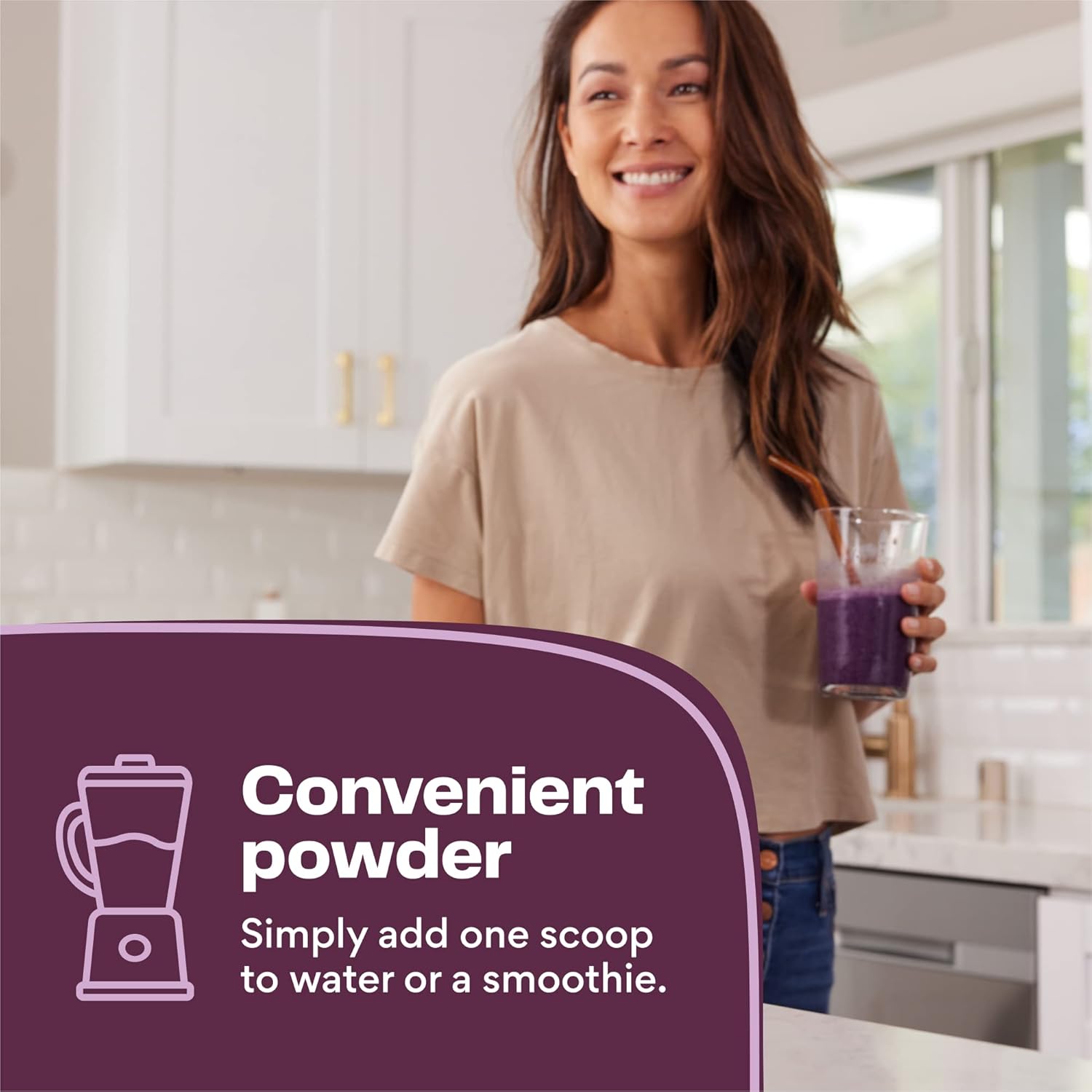 Organic Spirulina & Elderberry Greens Superfood Antioxidant Powder with Probiotics - Sweet Berry Flavor, 15 Servings