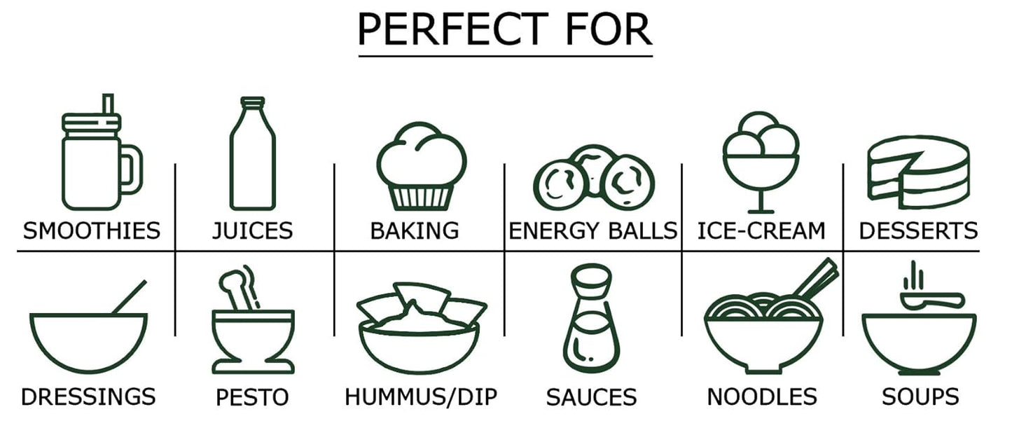 Organic Spirulina Powder 1lb - Non-GMO, Kosher, Raw Blue-Green Algae Superfood for Drinks - Vegan Protein Rich in Vitamins & Minerals