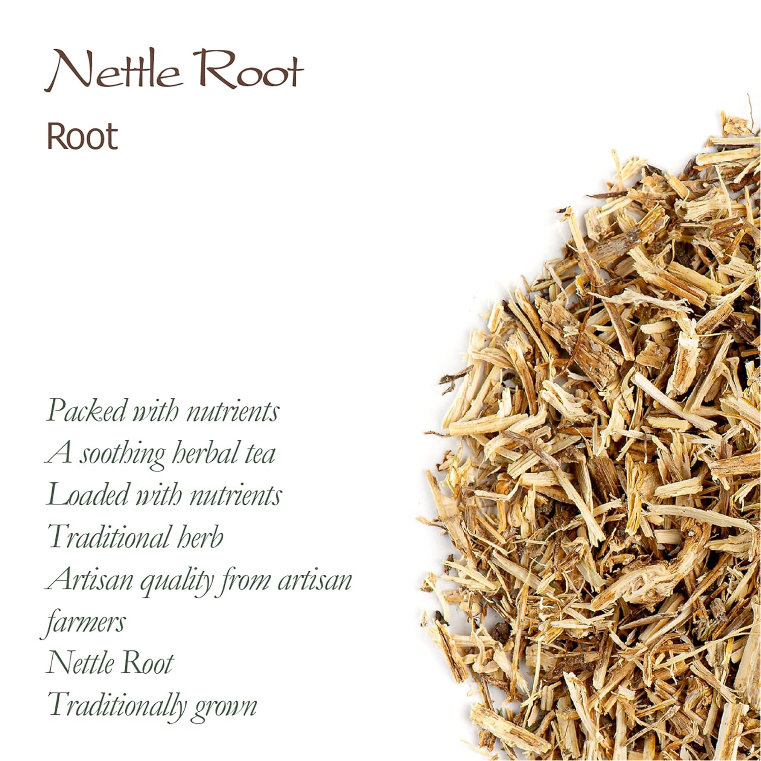 Organic Stinging Nettle Root Tea from the Valley of Tea - Urtica Dioica Herbal Infusion