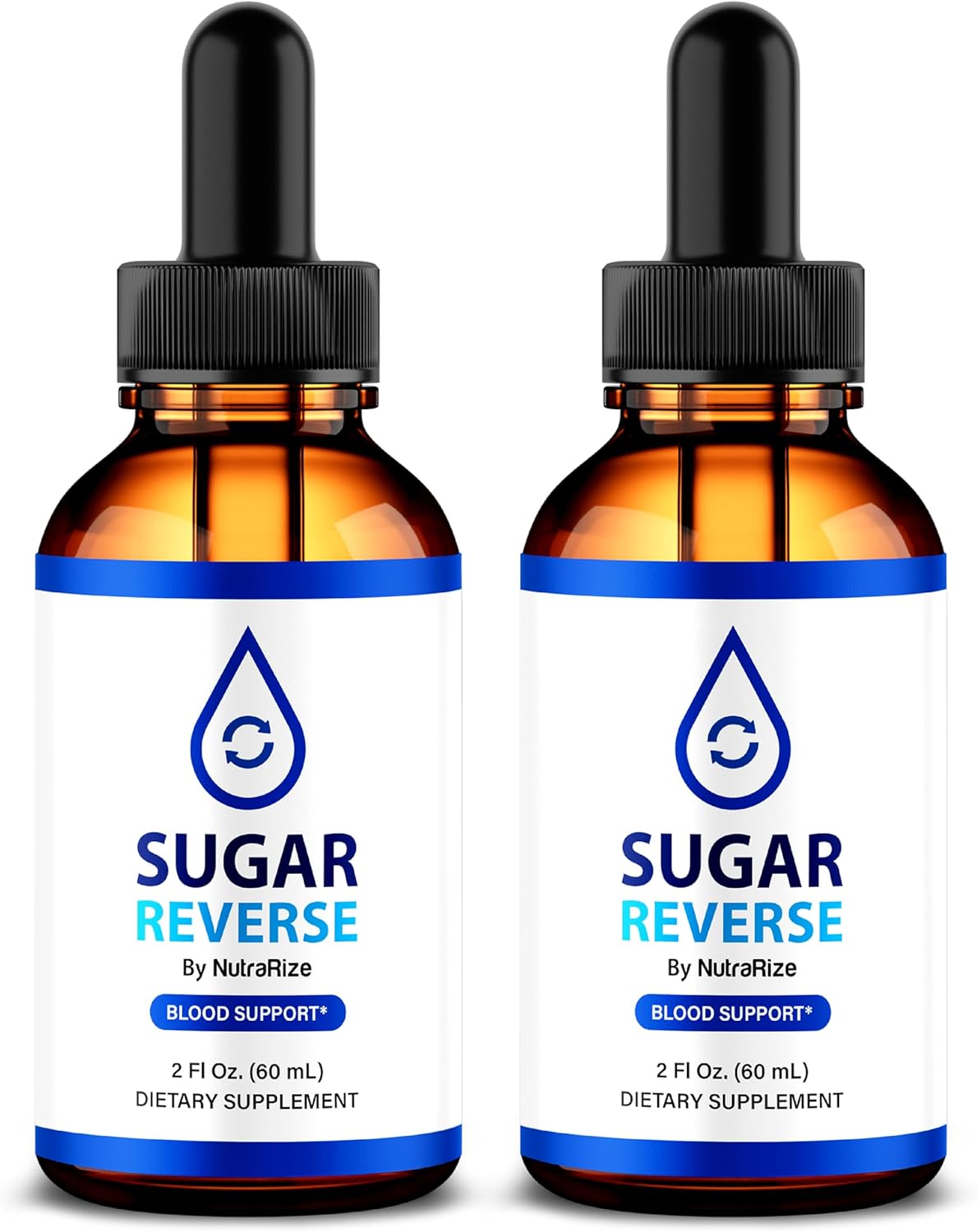 Organic Sugar Reverse Drops (2 Pack) - Premium Nutrition for Healthy Lifestyle Support, Natural Formula with 60 Servings