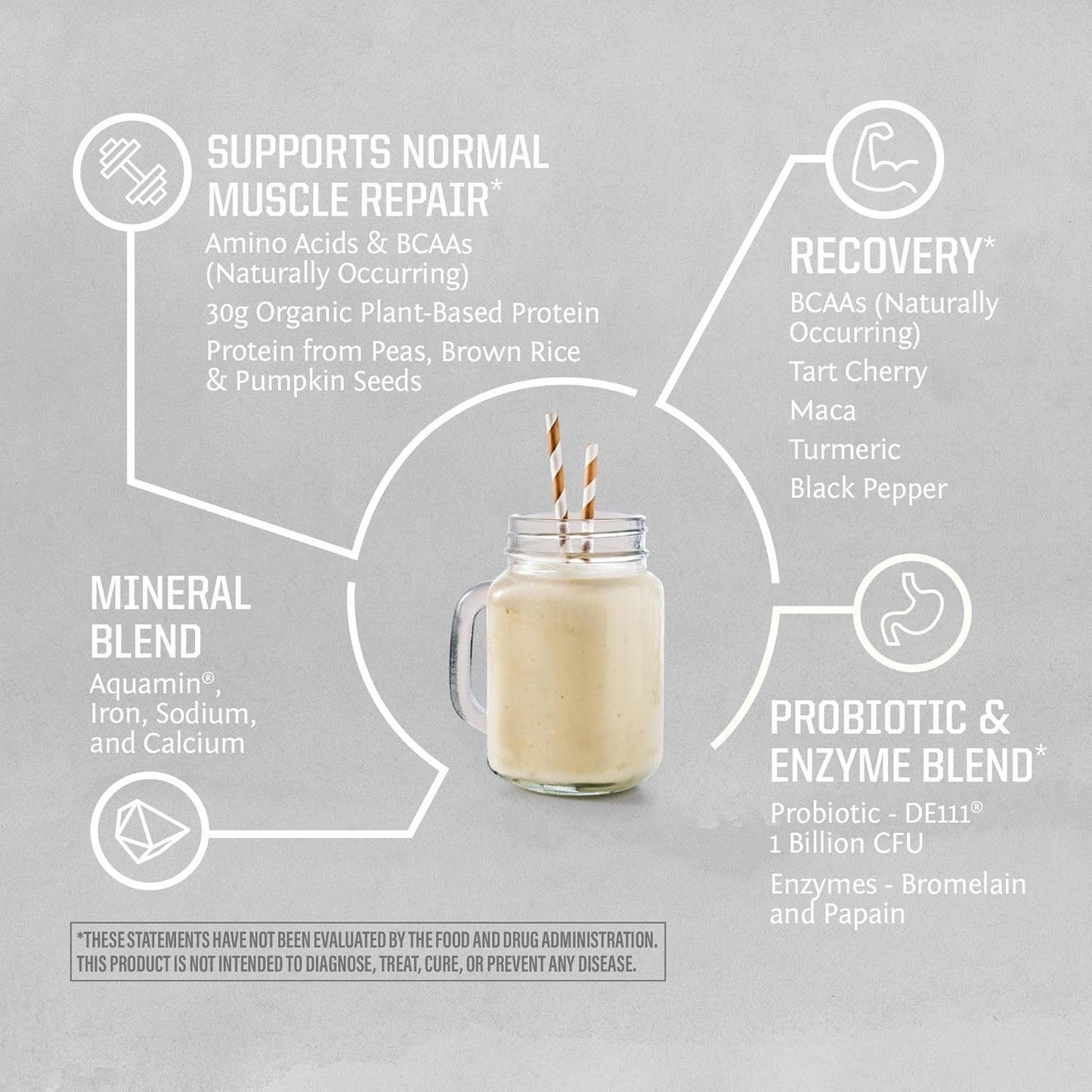 Organic Sunwarrior Vegan Protein Powder Combo: Cake Batter & Unflavored Creatine Monohydrate - 80 Servings