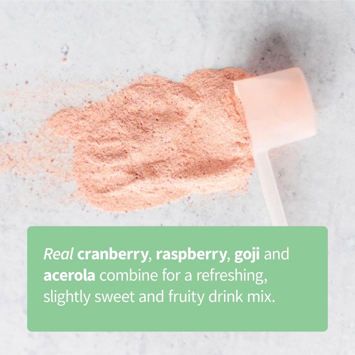 Organic Superfood Beauty Powder Drink Mix with Adaptogens for Hair, Skin & Nails Support - Vegan Collagen Boost, Biotin, Silica, Vitamin C - Super Berry Flavor - 25 Servings