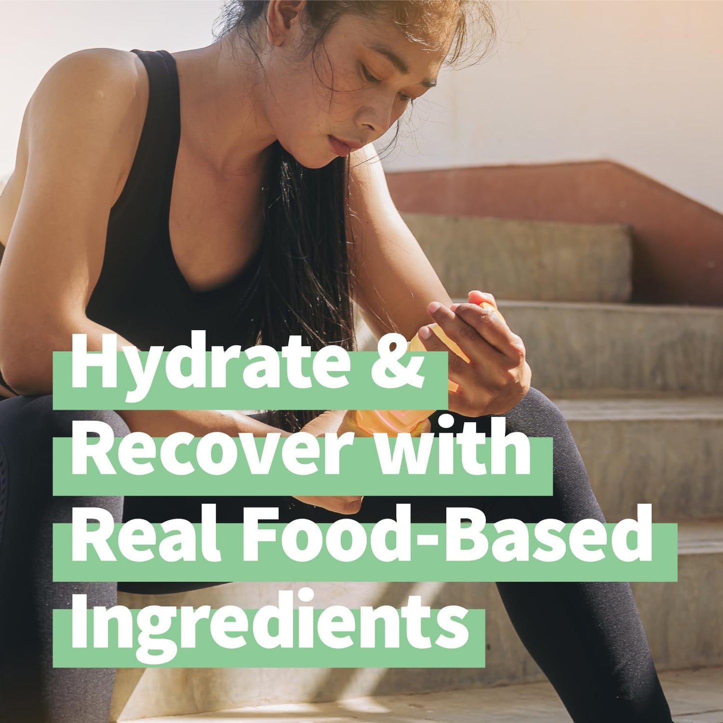 Organic Superfood Hydration Powder Mix with Adaptogens - Electrolytes, Recovery & Himalayan Pink Salt - Blue Raspberry Flavor - 25 Servings