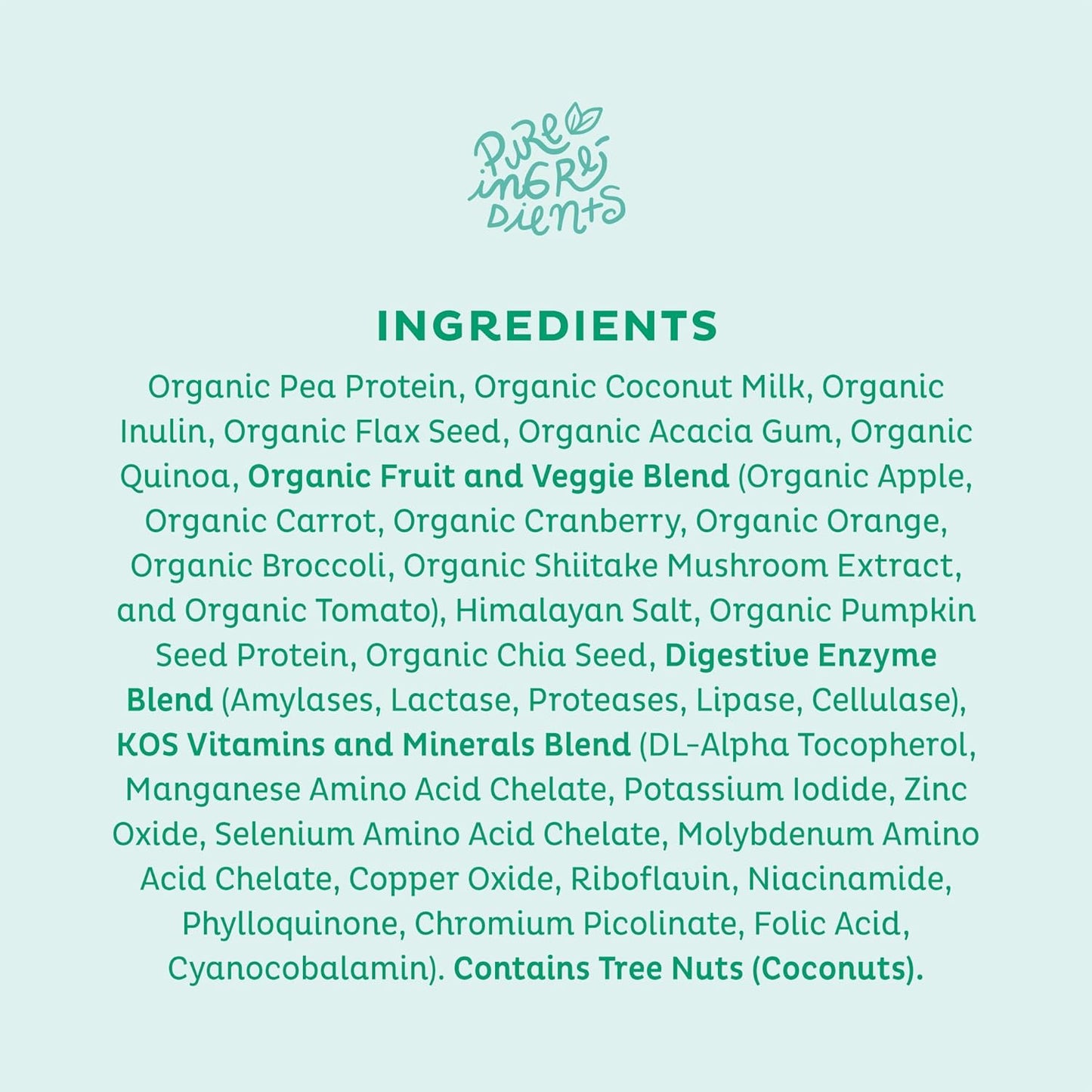 Organic Superfood Vegan Protein Powder - Unflavored, Low Carb Pea Protein Blend - Rich in Vitamins & Minerals - Keto, Soy, Dairy Free - Meal Replacement - 28 Servings