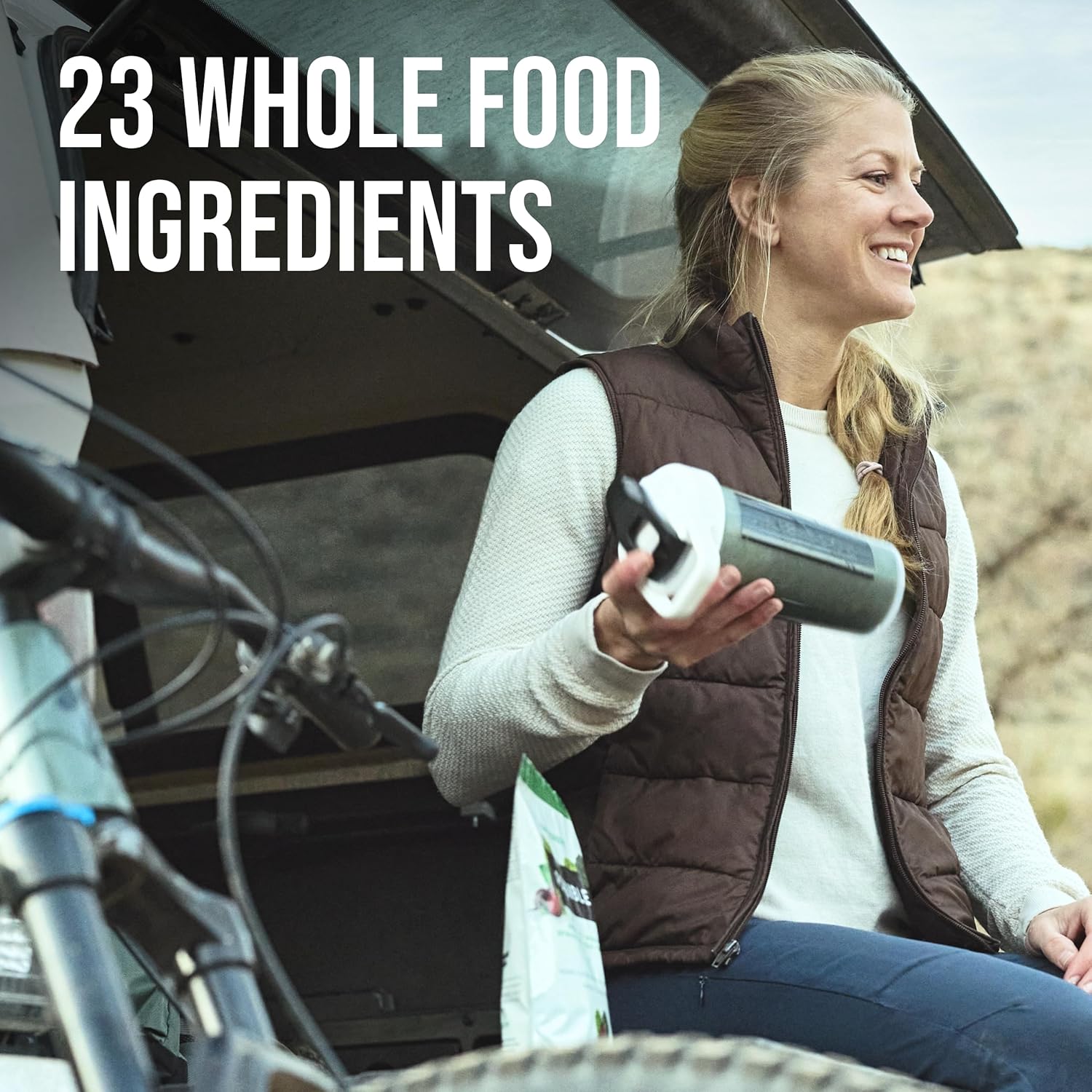 Organic SuperGreens Powder Mix with 23 Whole Food Ingredients - Vegan, Plant-Based, Gluten-Free - Clean Label, 30 Servings