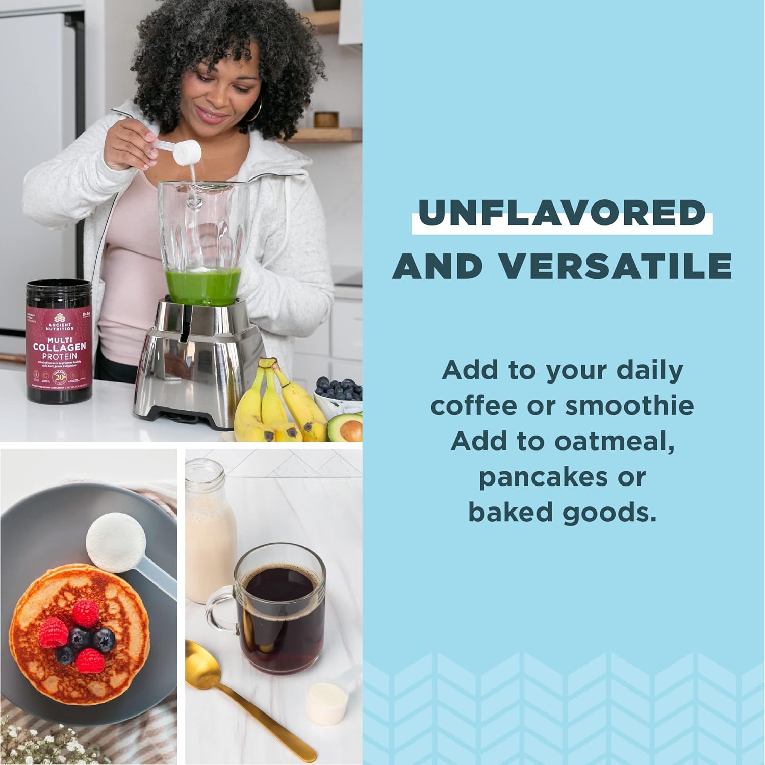 Organic SuperGreens Powder & Multi Collagen Protein Bundle - 70 Servings