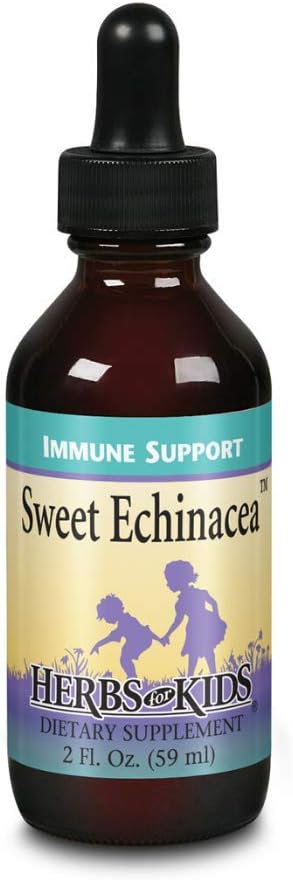 Organic Sweet Echinacea Herbal Supplement for Children - 2oz Bottle