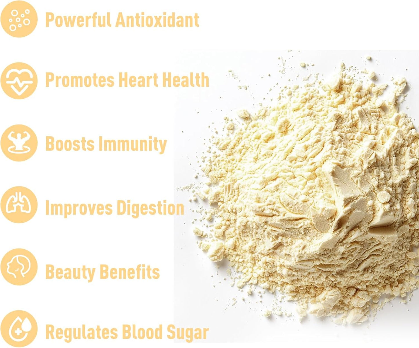 Organic Sweet Potato Powder 16 oz - Rich in Antioxidants, Multivitamins - Boosts Immune System, Supports Digestive Health