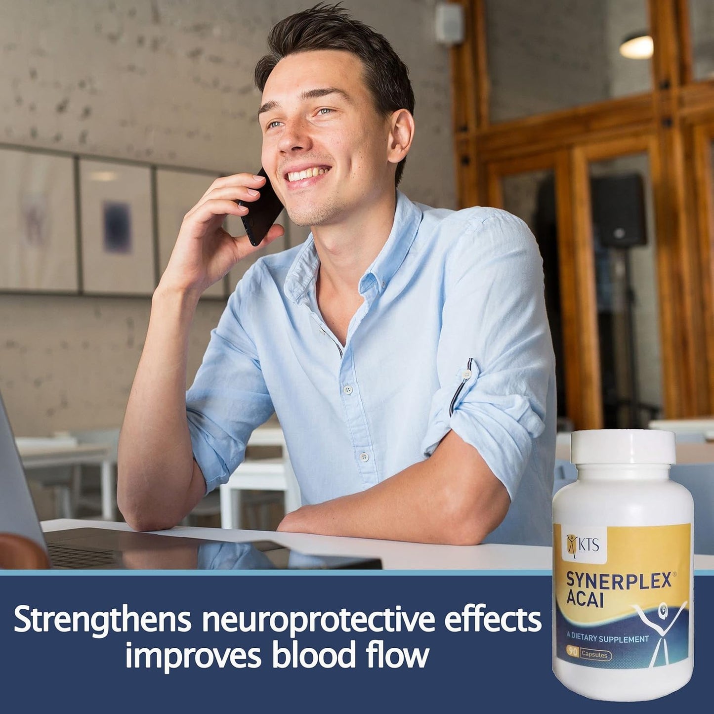 Organic Synerplex® Açaí Capsules - Superfood Supplement for Brain, Heart, & Reproductive Health - Rich in Antioxidants & Nutrients