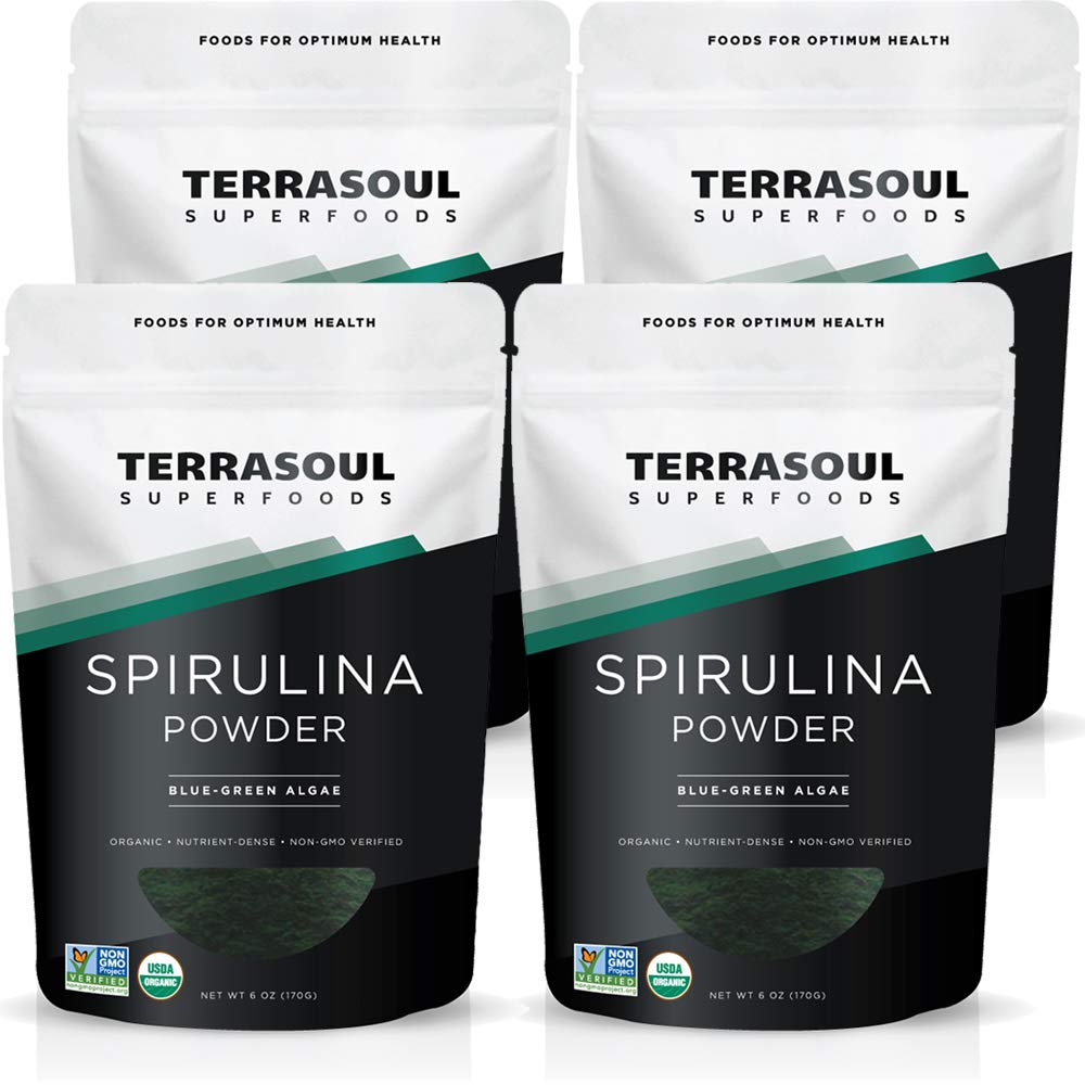 Organic Terrasoul Superfoods Spirulina Powder - 24 Ounces