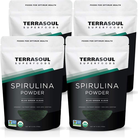 Organic Terrasoul Superfoods Spirulina Powder - 24 Ounces
