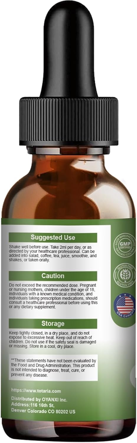 Organic Totaria Soursop Bitters Liquid Drops (2 Packs) for Digestive Health, Immunity, and Antioxidant Support - Non-GMO Vegan Formula with Guanabana Oil Leaf Extract