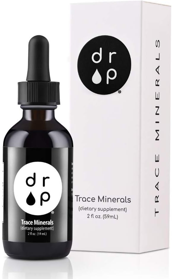Organic Trace Minerals Electrolyte Drops with Vitamin B12 Bundle - 2 oz Liquid Drops