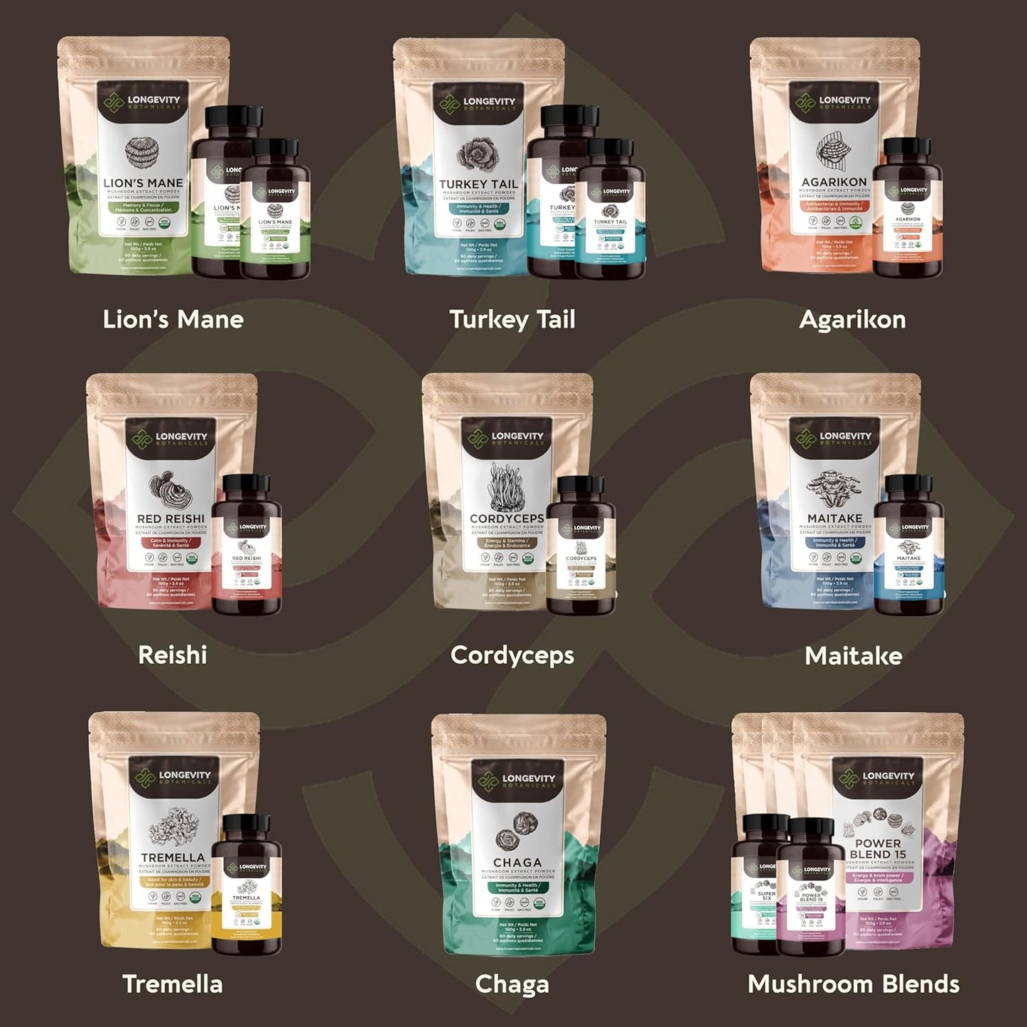 Organic Tremella Mushroom Powder for Healthy Skin & Memory - Ultra Concentrated Supplement - 100% Fruiting Body - 100g