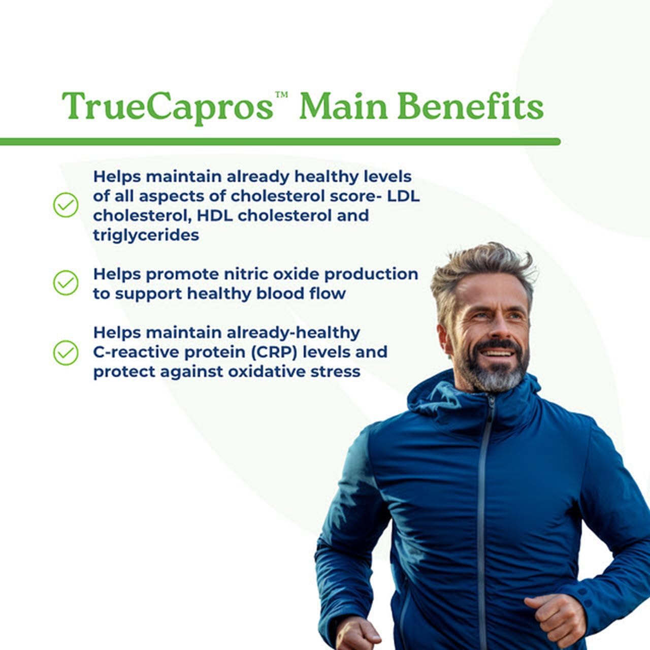 Organic True-Capros Amla Fruit Extract Capsules - Heart Health Antioxidant Support (30 Caps) Vegan & Non-GMO