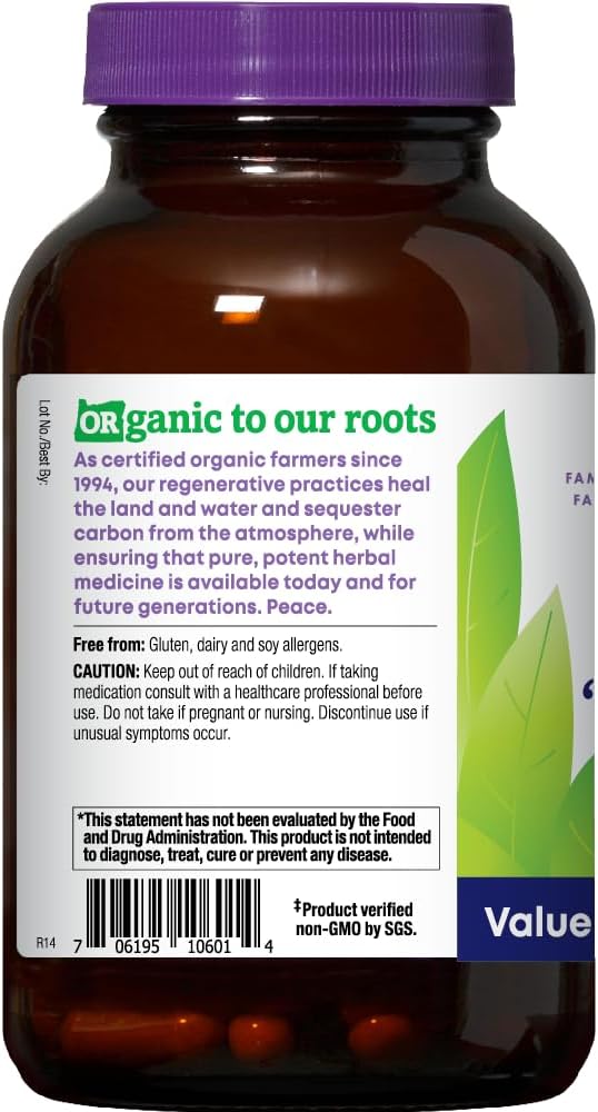 Organic True Ceylon Cinnamon Capsules - Vegan - 120 Count - Oregon's Wild Harvest