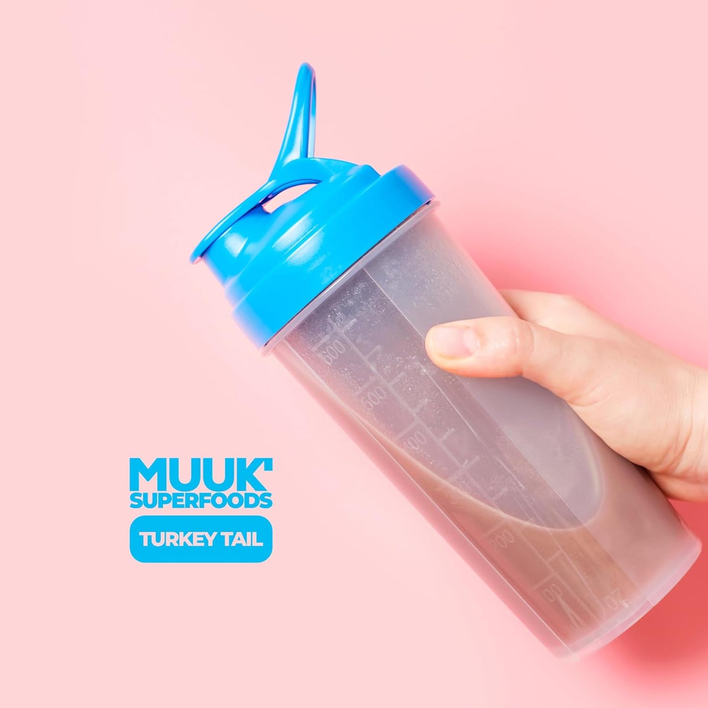 Organic Turkey Tail Mushroom Powder by MUUK's SUPERFOODS - Premium Quality Immune-Boosting Supplement
