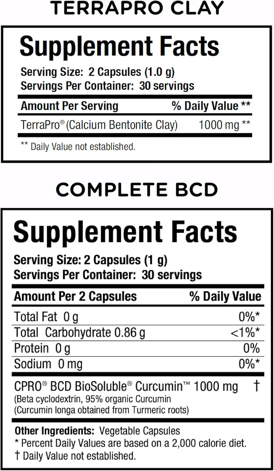 Organic Turmeric Curcumin Bundle for Gut Health & Immune Support | BioSoluble Capsules | 1 Month Supply