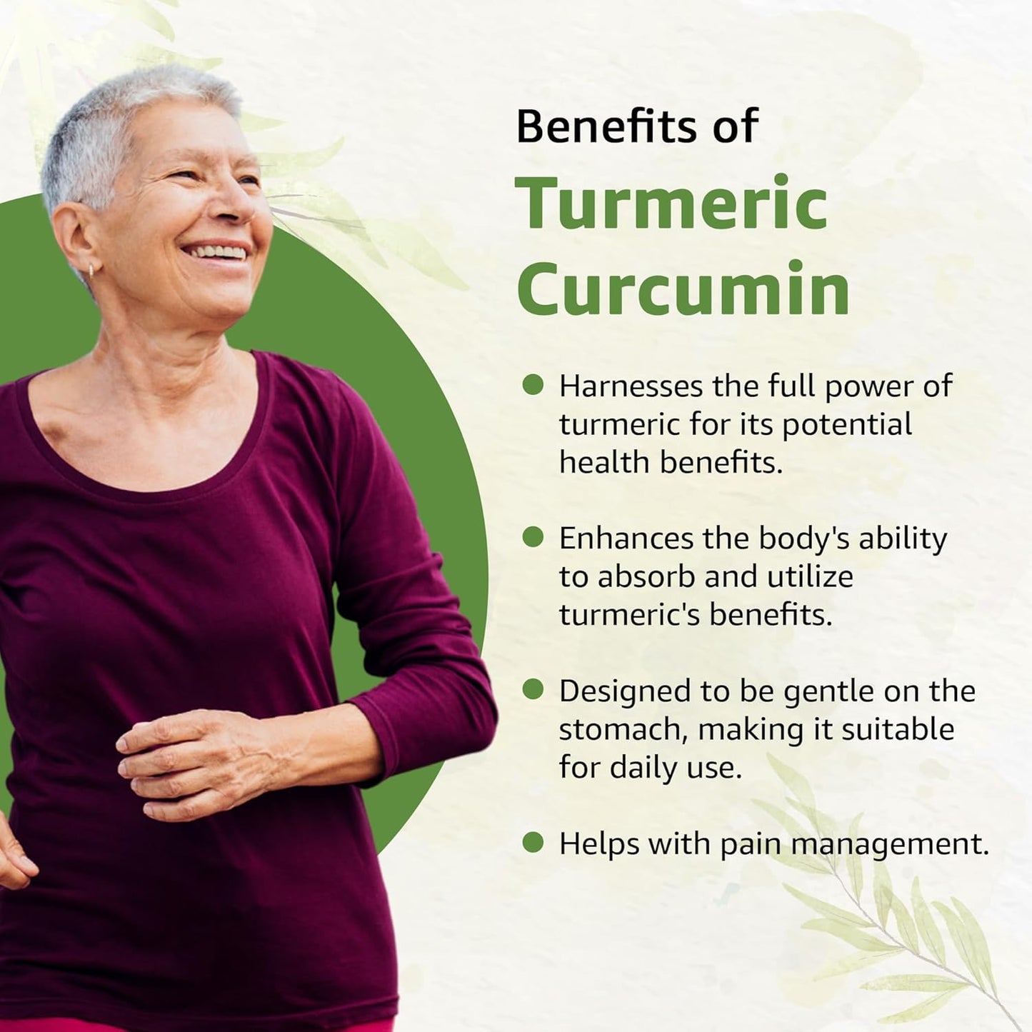 Organic Turmeric Curcumin Capsules with Sea Buckthorn Oil, Amla, Ginger, and Piperine - Vegan Non-GMO Formula for Sensitive Stomachs