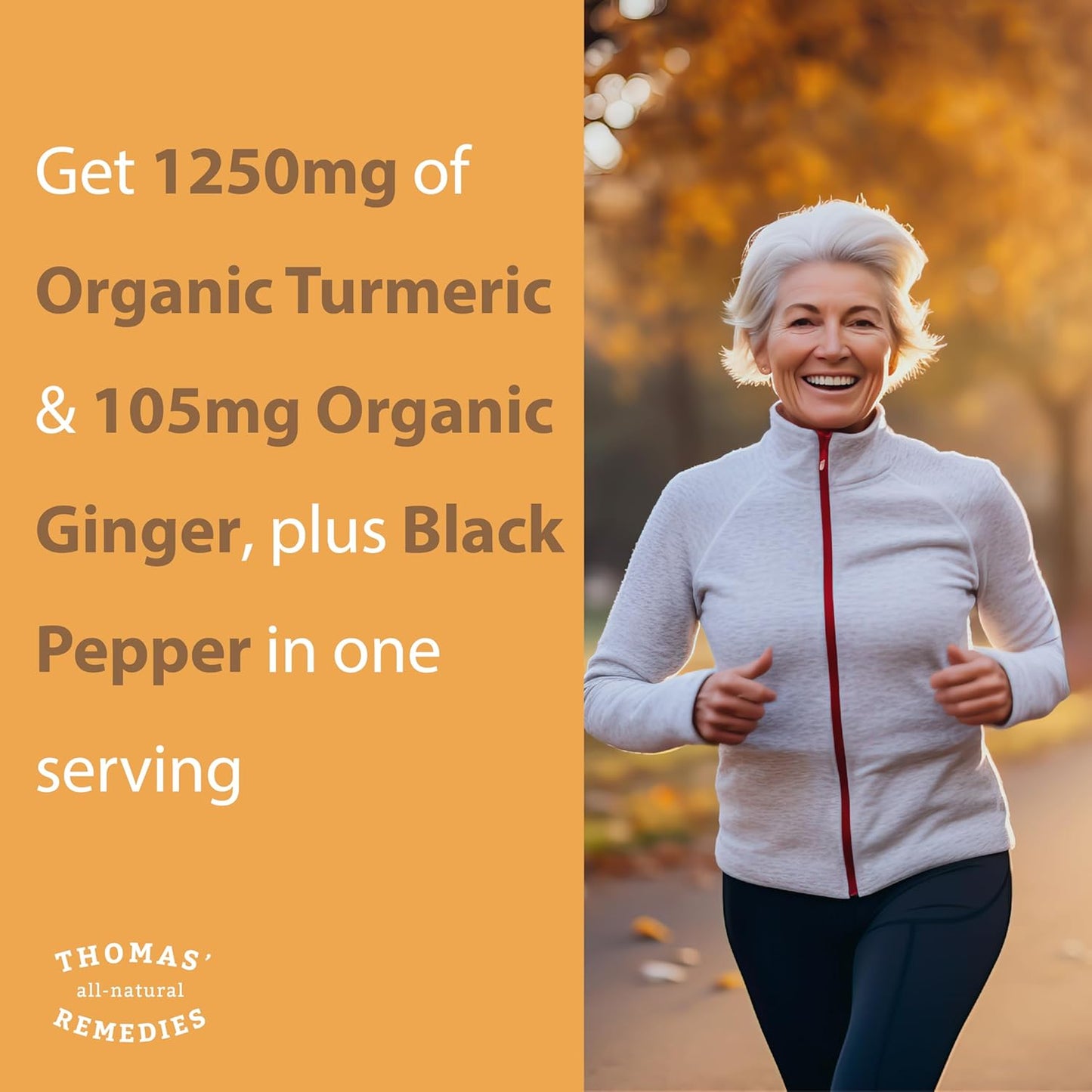 Organic Turmeric Curcumin & Ginger Supplement with Black Pepper - Joint Support - 95% Curcumin - Vegan - 120ct - BoostGo Australia