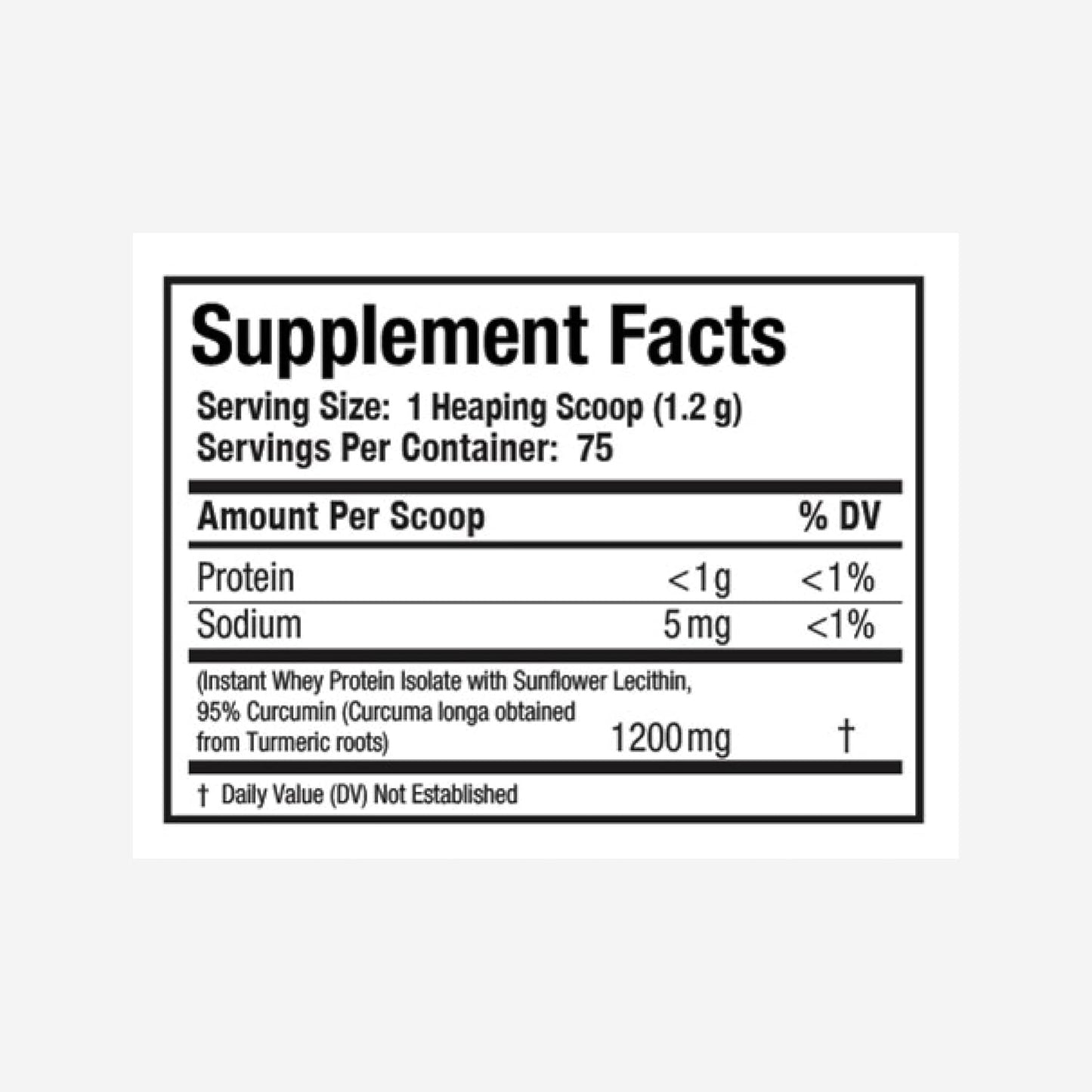 Organic Turmeric Derived CurcuminPro Complete Bulk Powder - 90g BioSoluble Joint & Muscle Support