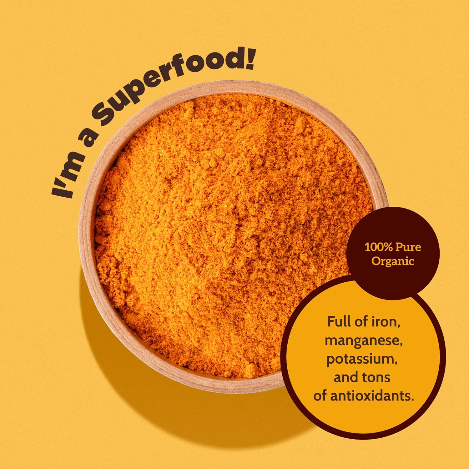 Organic Turmeric Powder with Curcumin | 30 oz/850g | Sari Foods Co