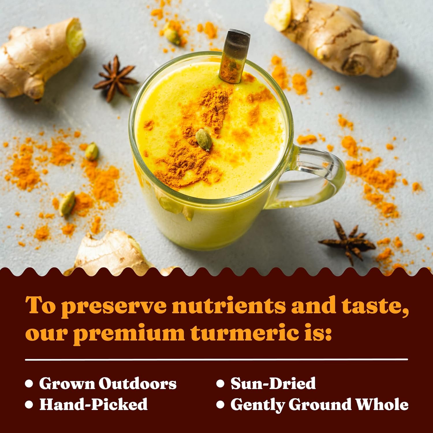 Organic Turmeric Powder with Curcumin | 30 oz/850g | Sari Foods Co