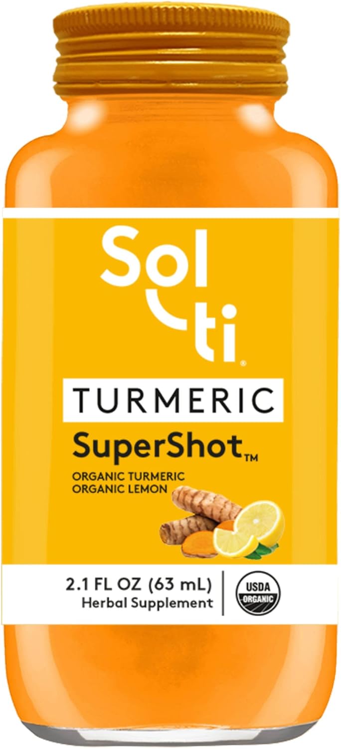 Organic Turmeric Supershot by Sol-ti - 2.1 Fluid Ounces