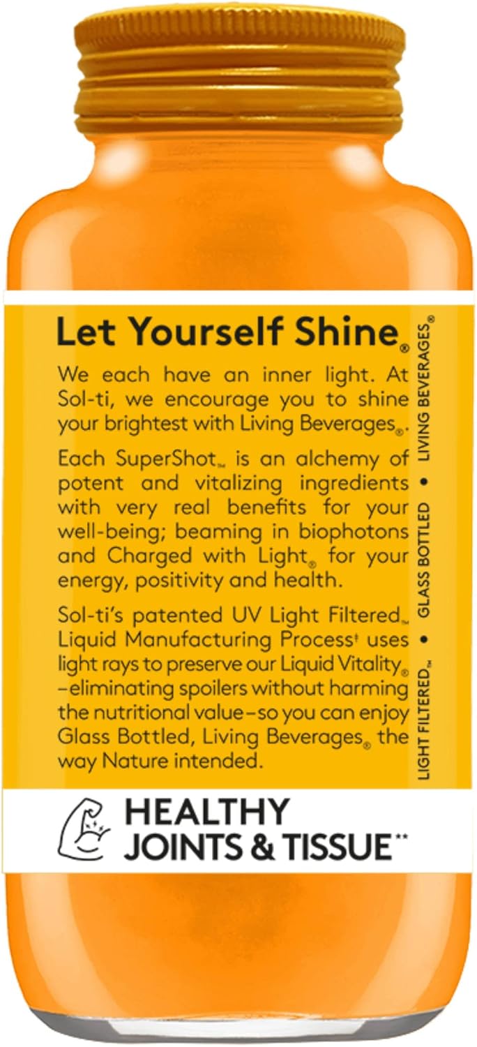 Organic Turmeric Supershot by Sol-ti - 2.1 Fluid Ounces