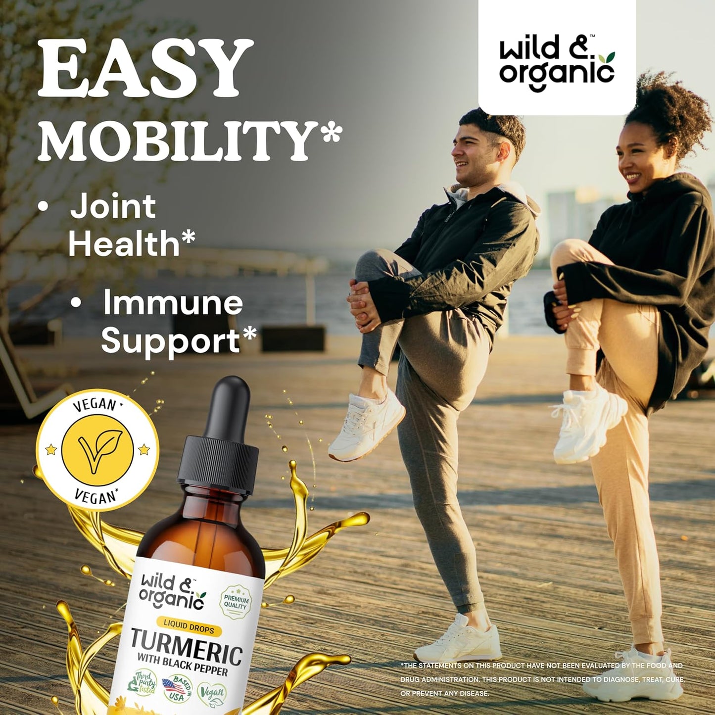 Organic Uric Acid and Turmeric Tincture Bundle - 2 fl oz Each