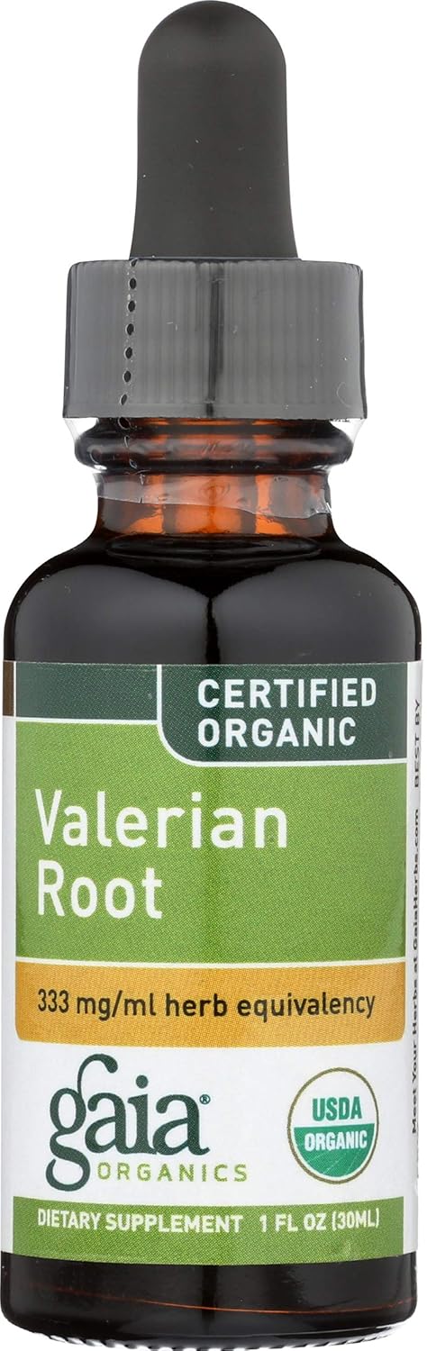 Organic Valerian Root Extract by GAIA HERBS - 1 Fluid Ounce