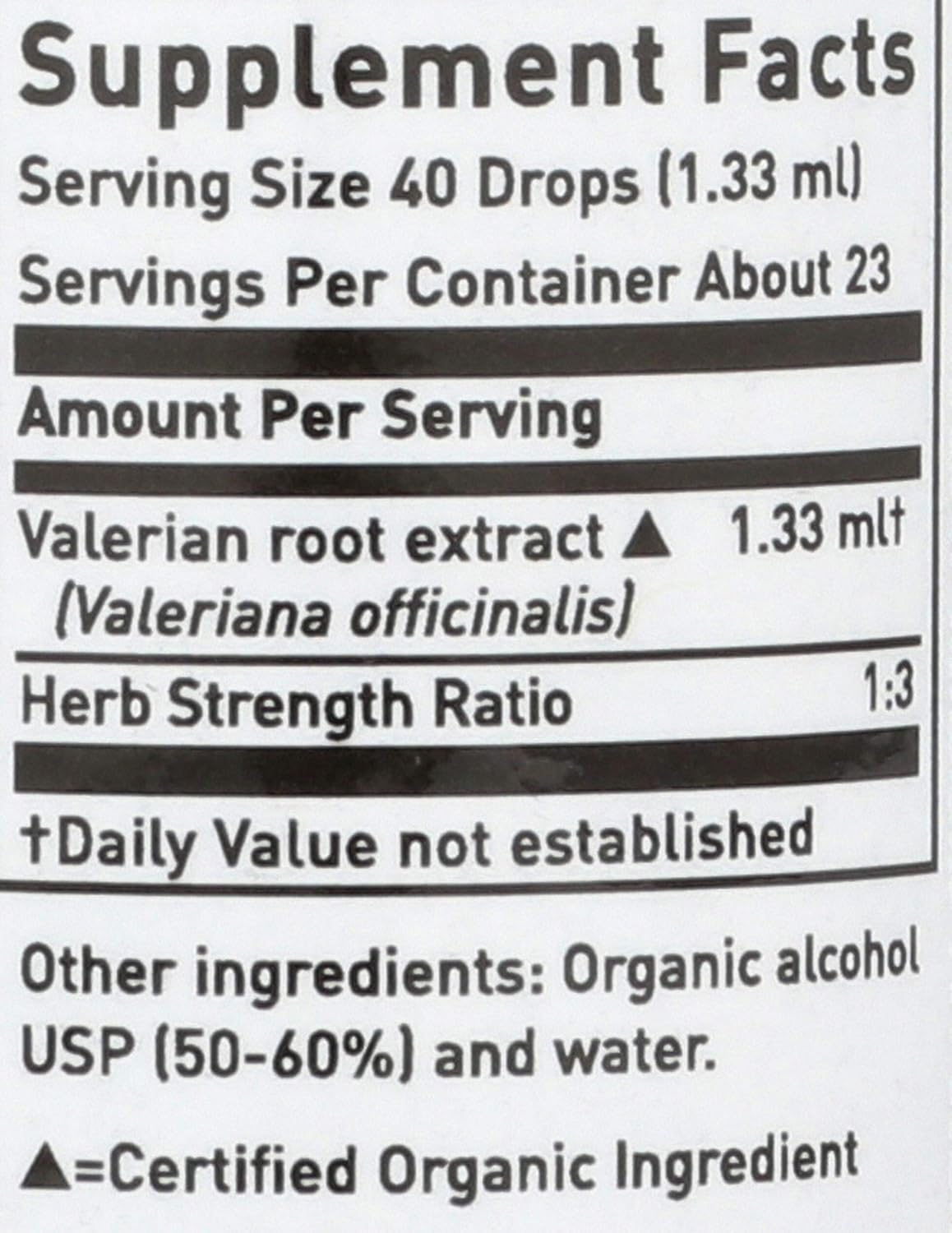 Organic Valerian Root Extract by GAIA HERBS - 1 Fluid Ounce