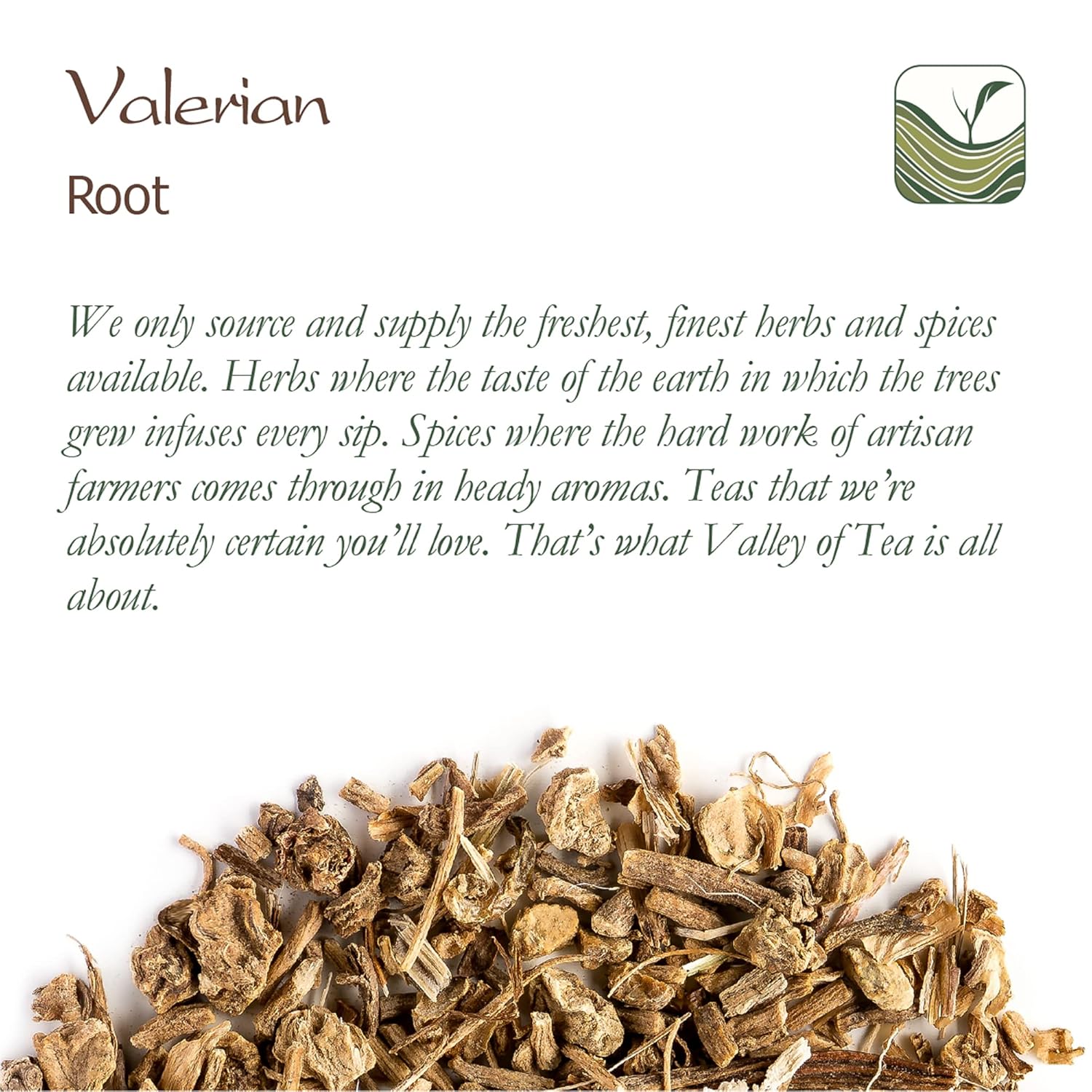 Organic Valerian Root Tea for Calming and Relaxation - Promotes Restful Sleep - Valerian Officinalis Herbal Tea