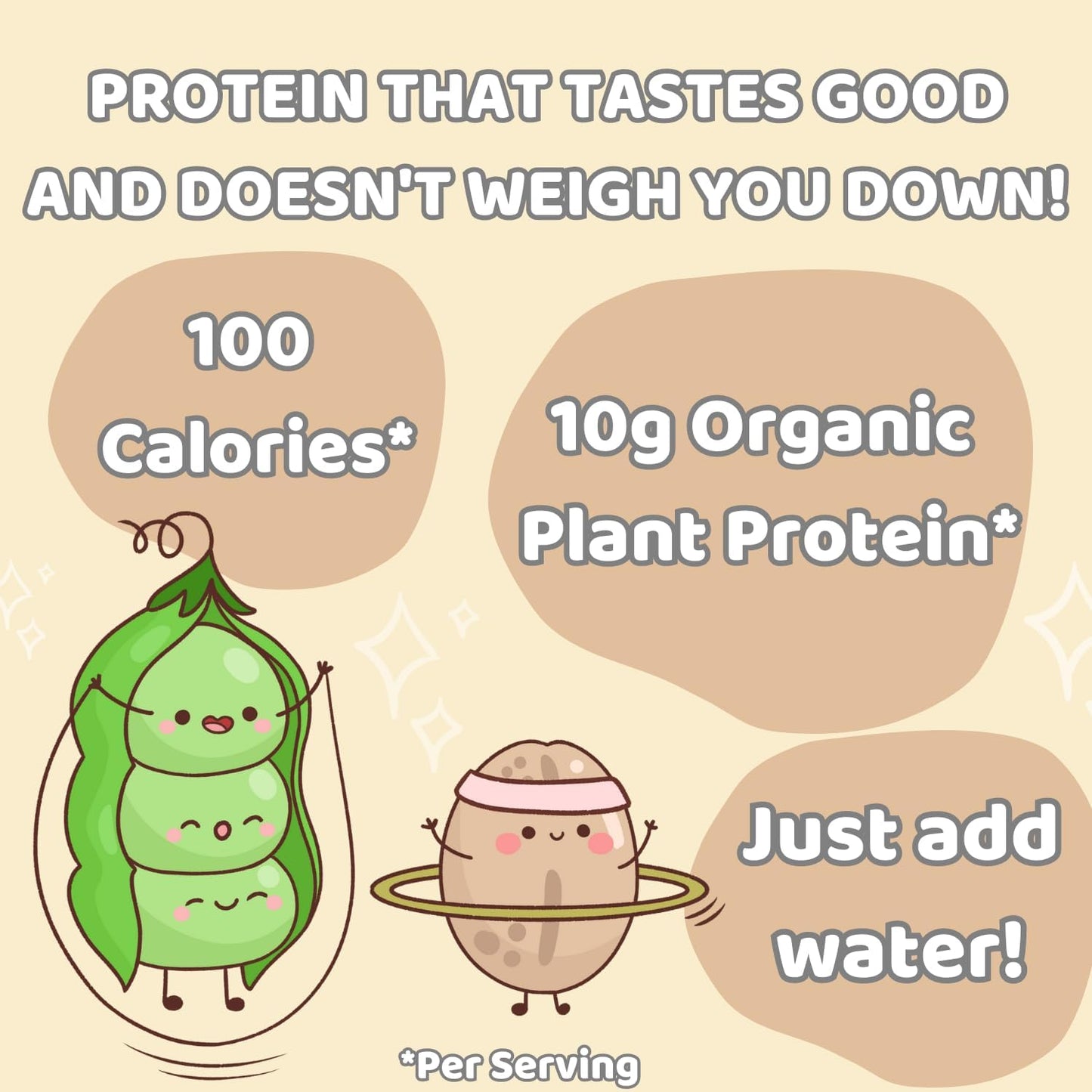 Organic Vanilla Caramel Pea Protein Oatmilk Blend - 30 Servings, 1lb Bag | Vegan, Non-GMO, Allergen Free, 100 Calories