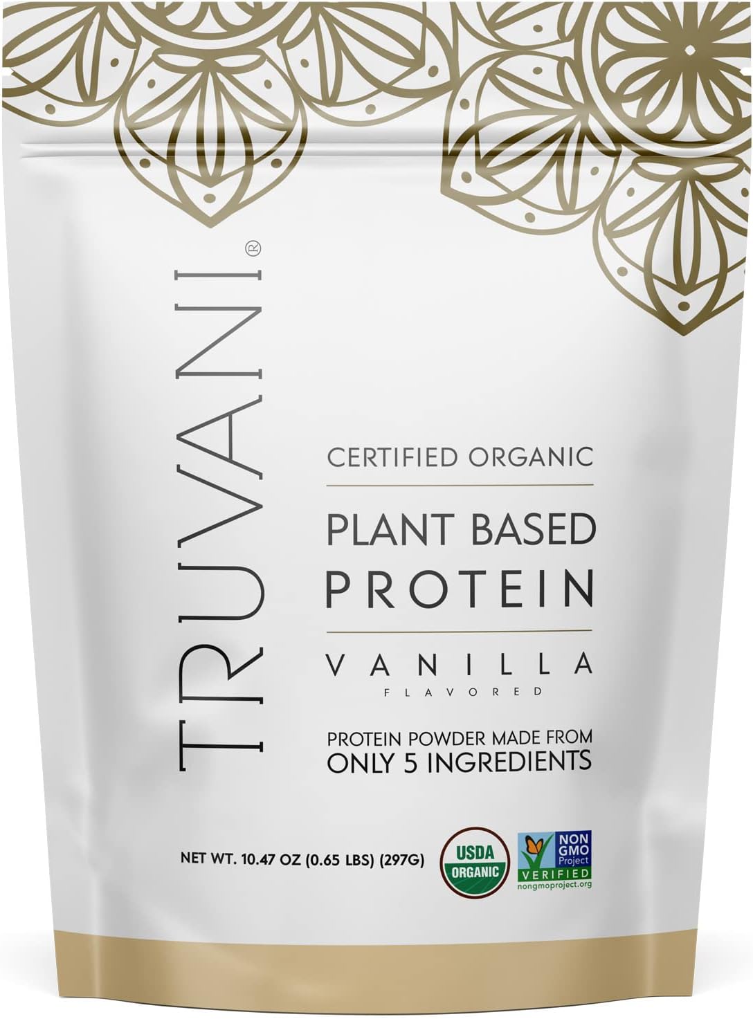 Organic Vanilla Pea Protein Powder - 20g Plant Based Protein, Keto, Gluten & Dairy Free, Low Carb, No Sugar - 10 Servings - BoostGo Australia